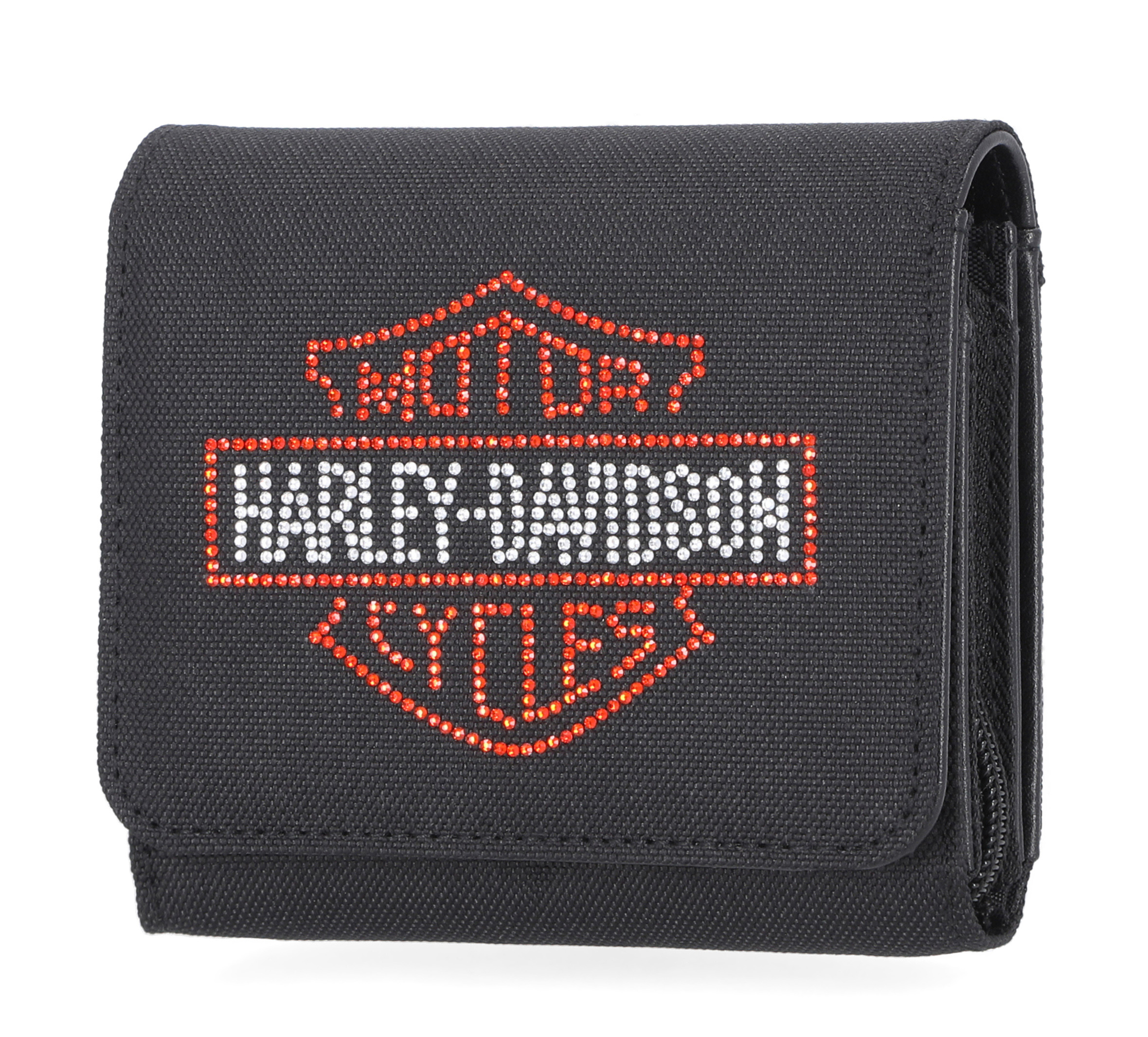 Bar & Shield Rhinestone Indexer Wallet