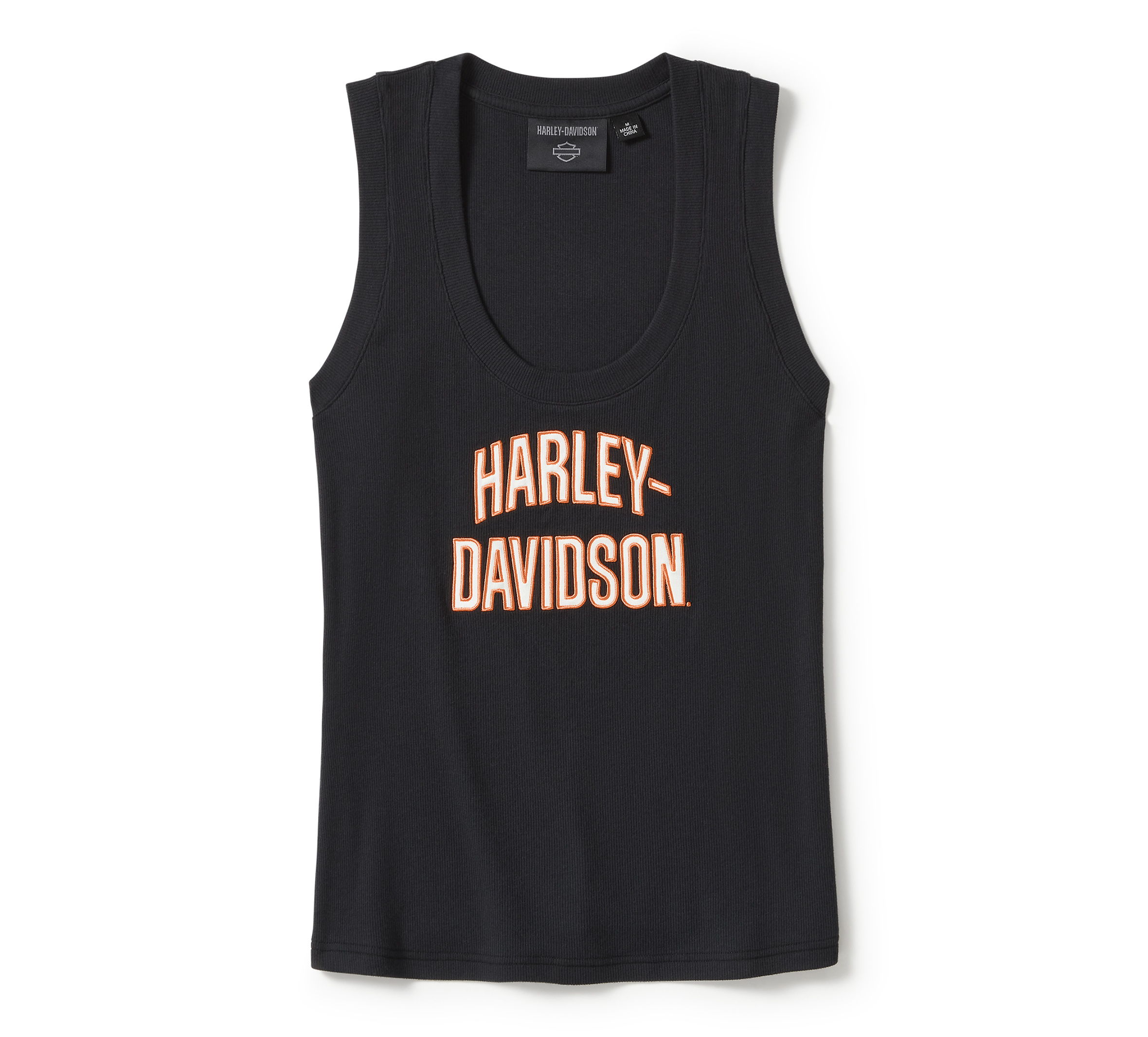 Women's Essential Arched Font Ribbed Tank