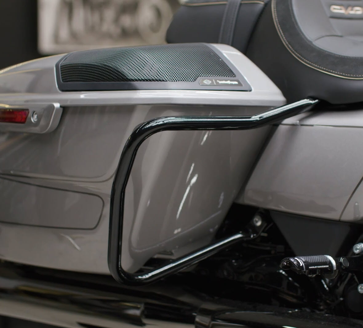 Gloss Black Rear Saddlebag Guards