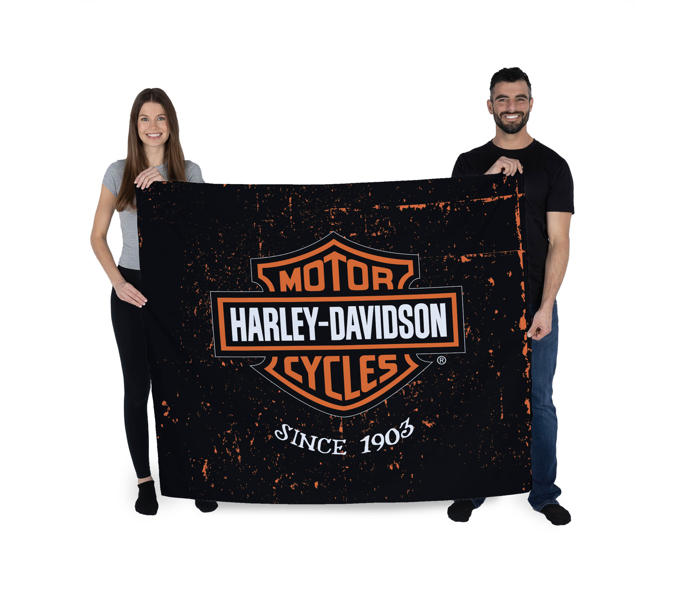 34x40 Bar & Shield Industrial Wall Hanging | Harley-Davidson USA