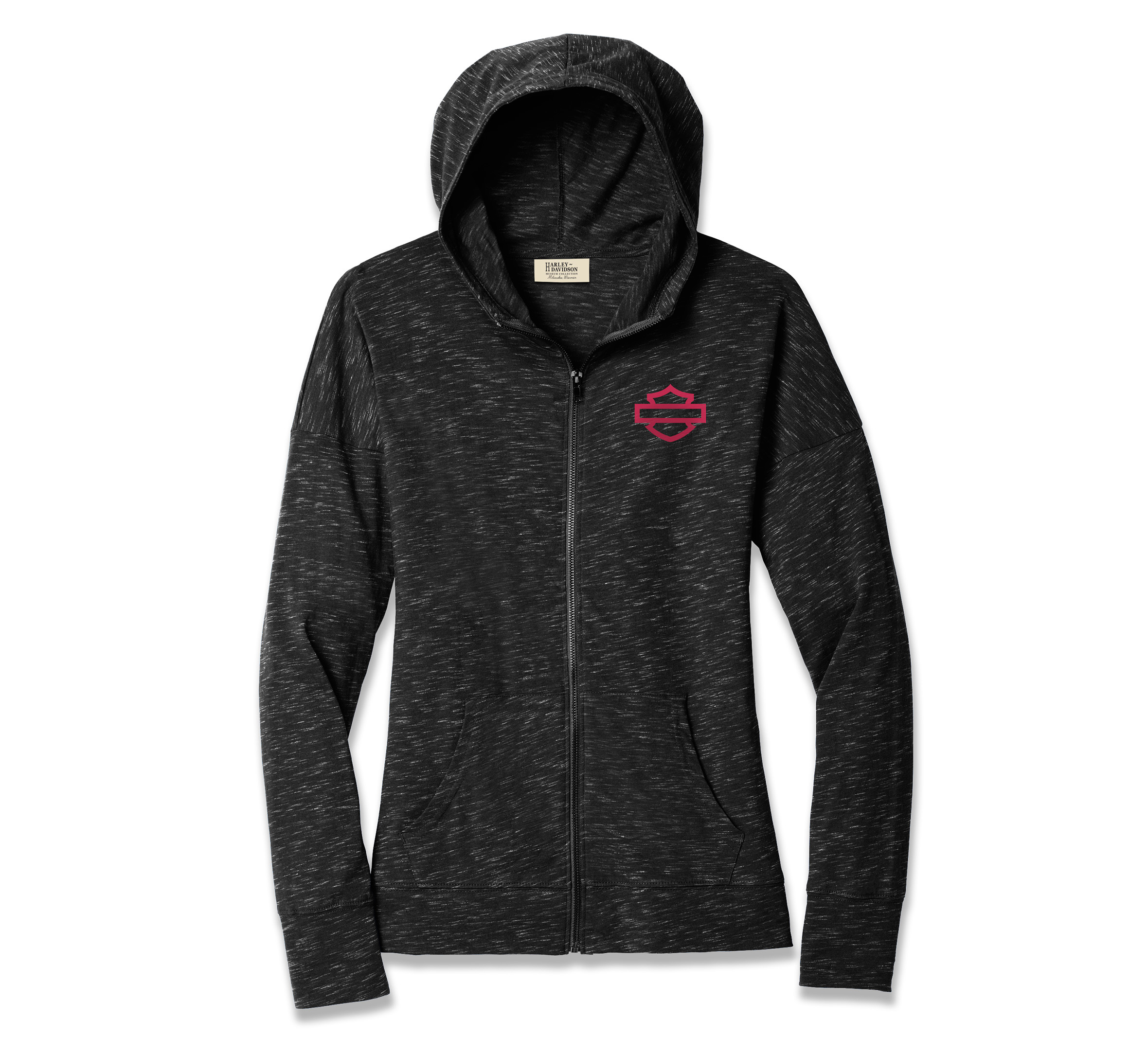 Women's H-D Script Lightweight Full Zip Hoodie