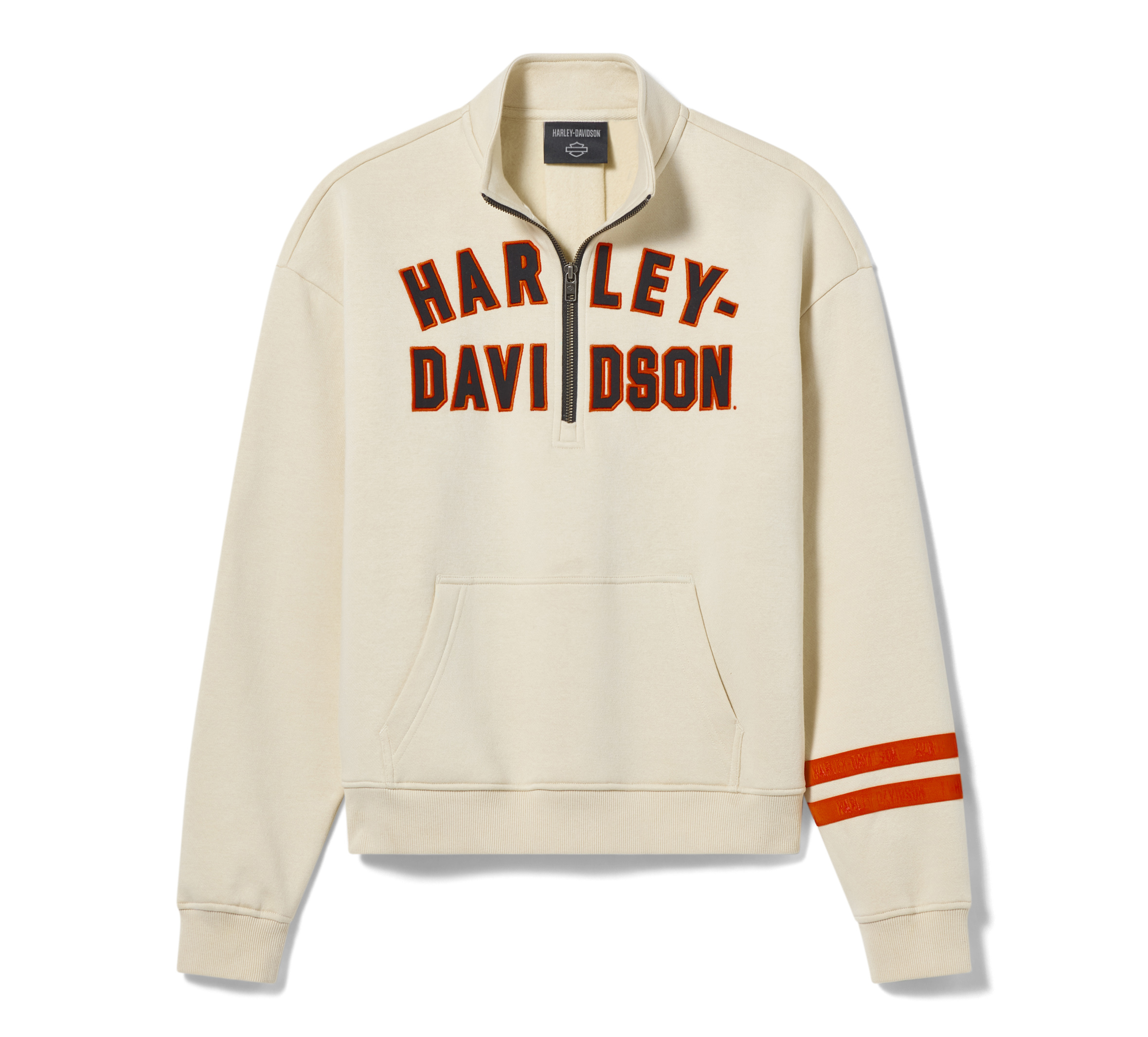 Women's H-D Essential ¾ Zip Fleece Crew | Harley-Davidson USA