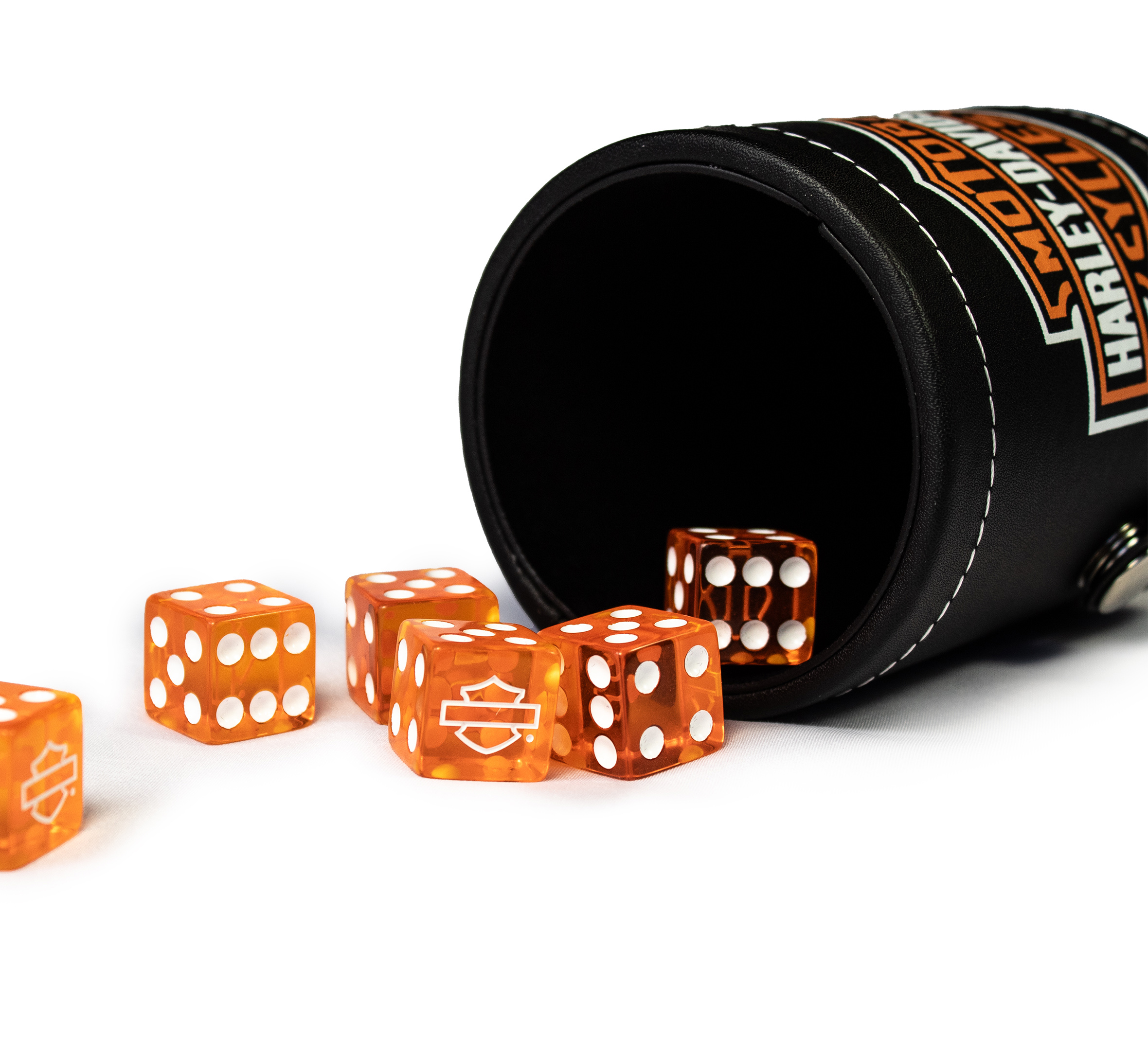 H-D Bar & Shield Dice Cup