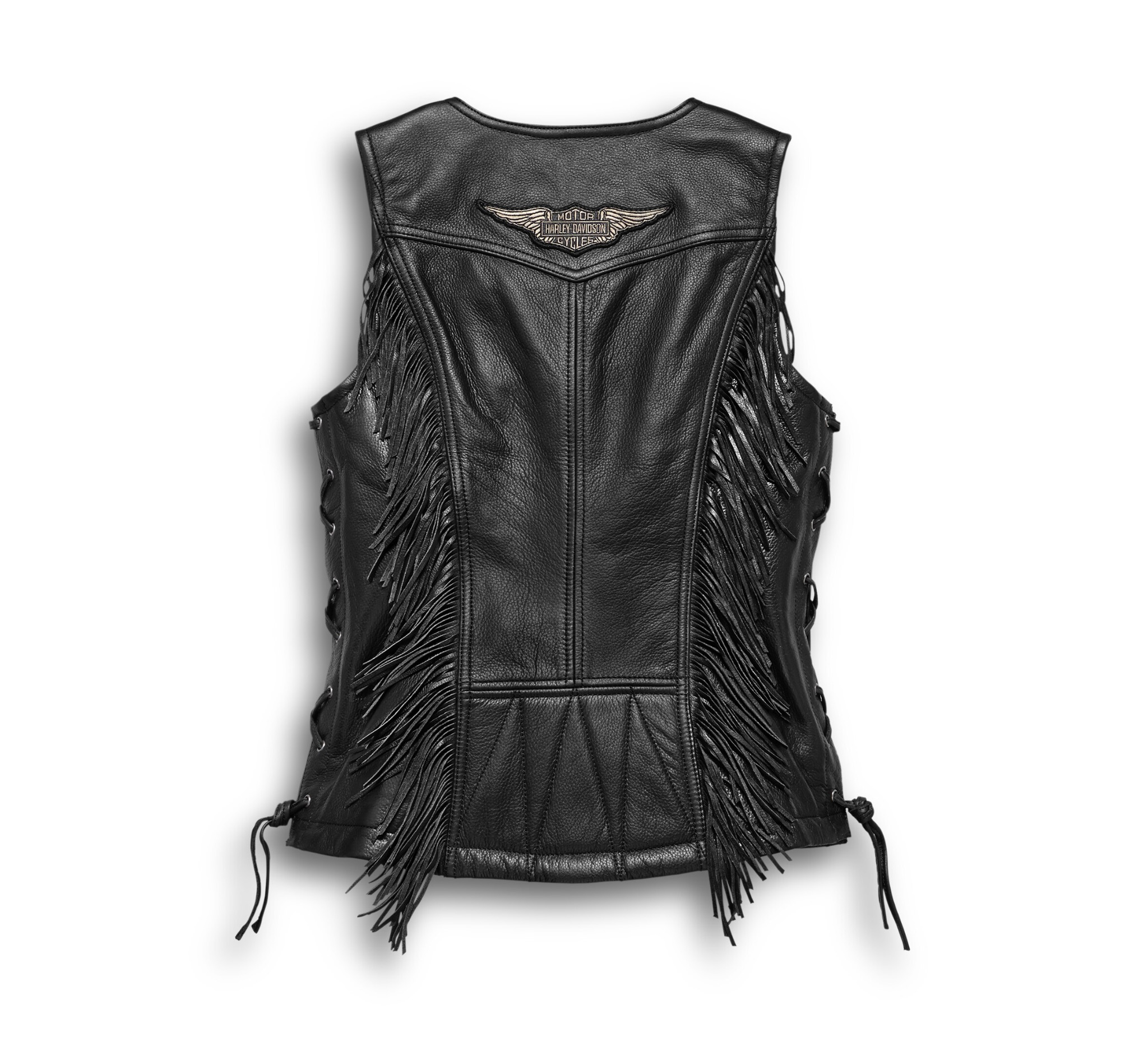 Women's Boone Fringed Leather Vest