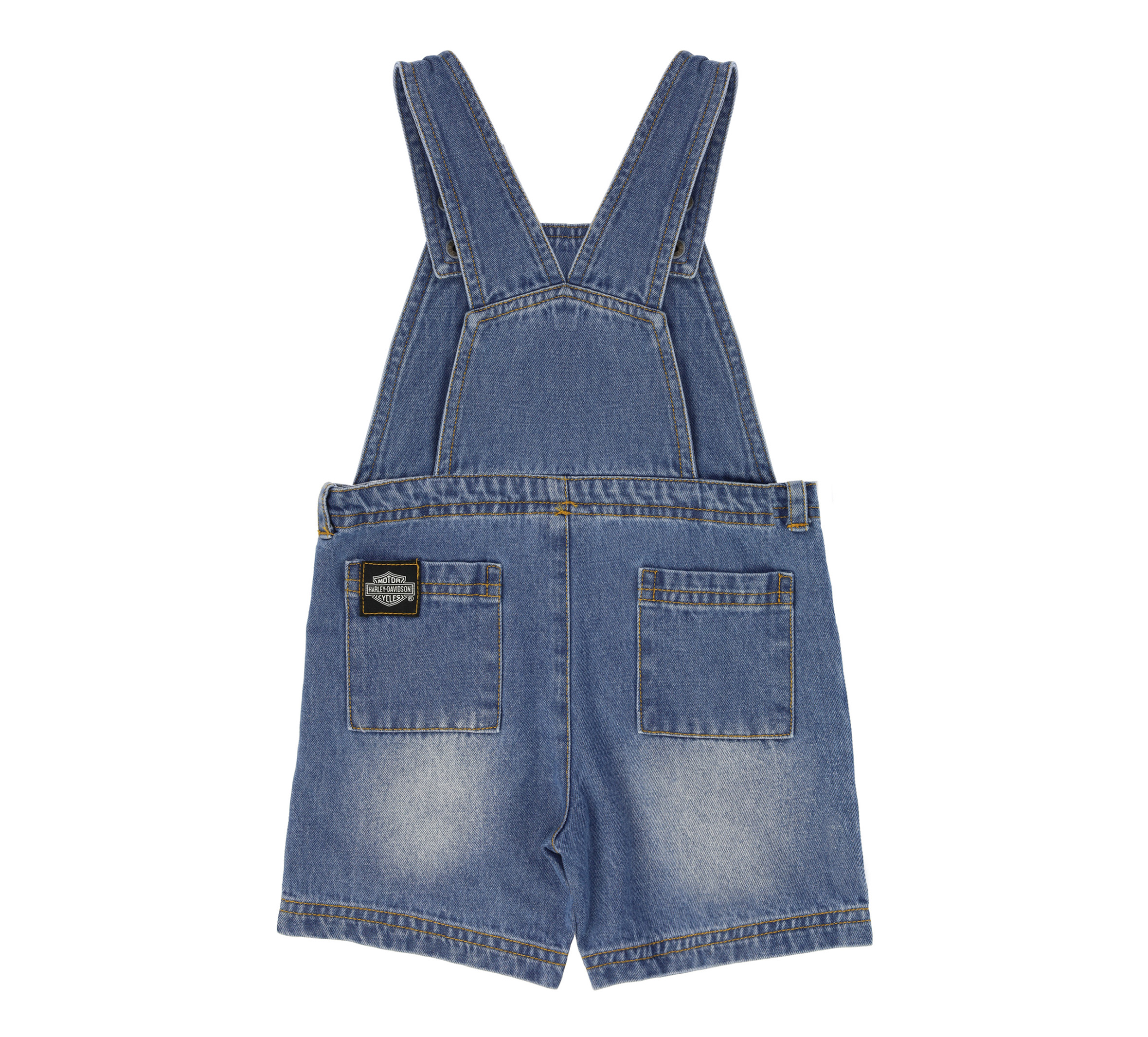 Infant Boys Denim Shortall & Tee Set