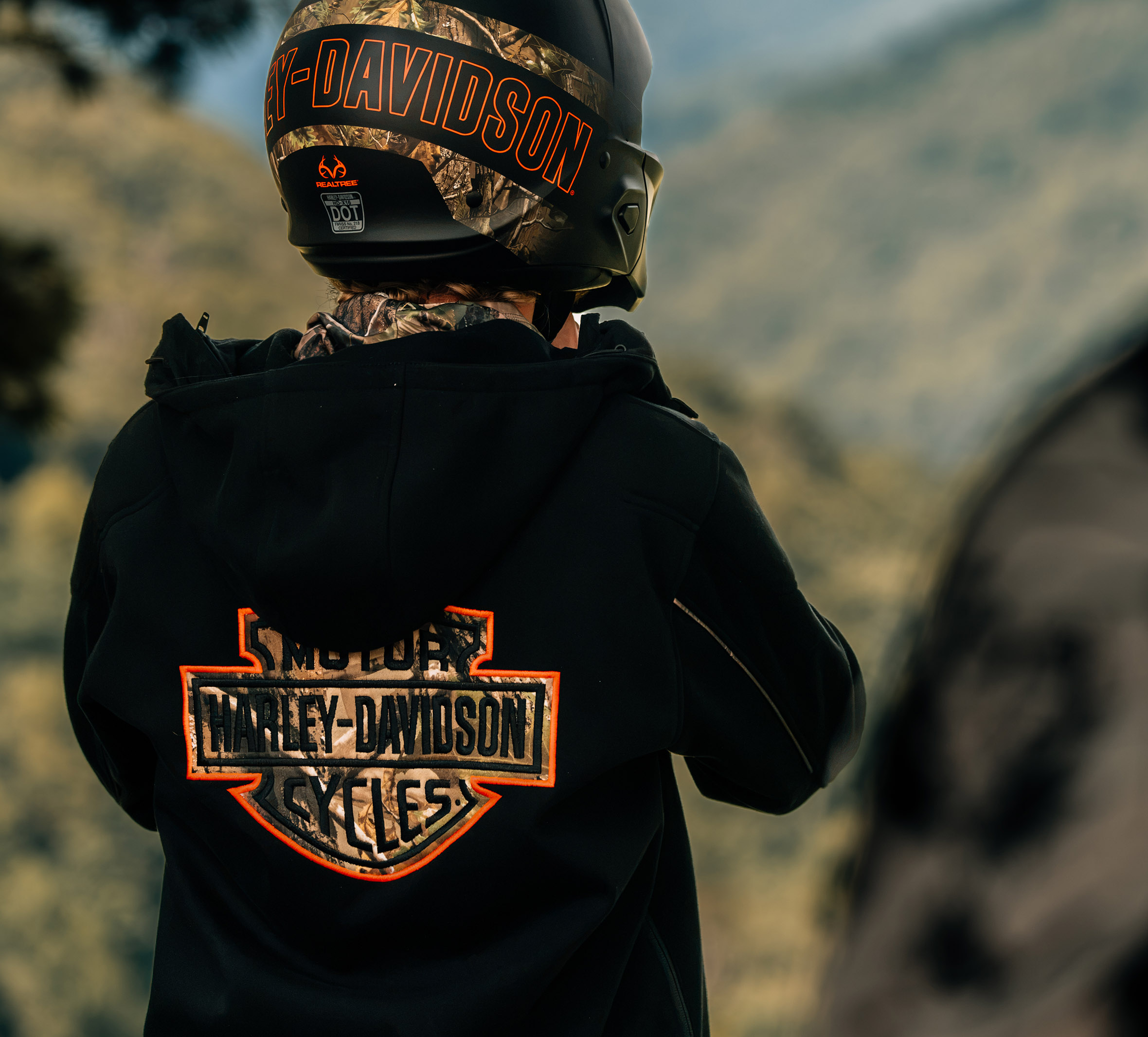 Men's Harley-Davidson x Realtree Deflector Hooded Riding Fleece