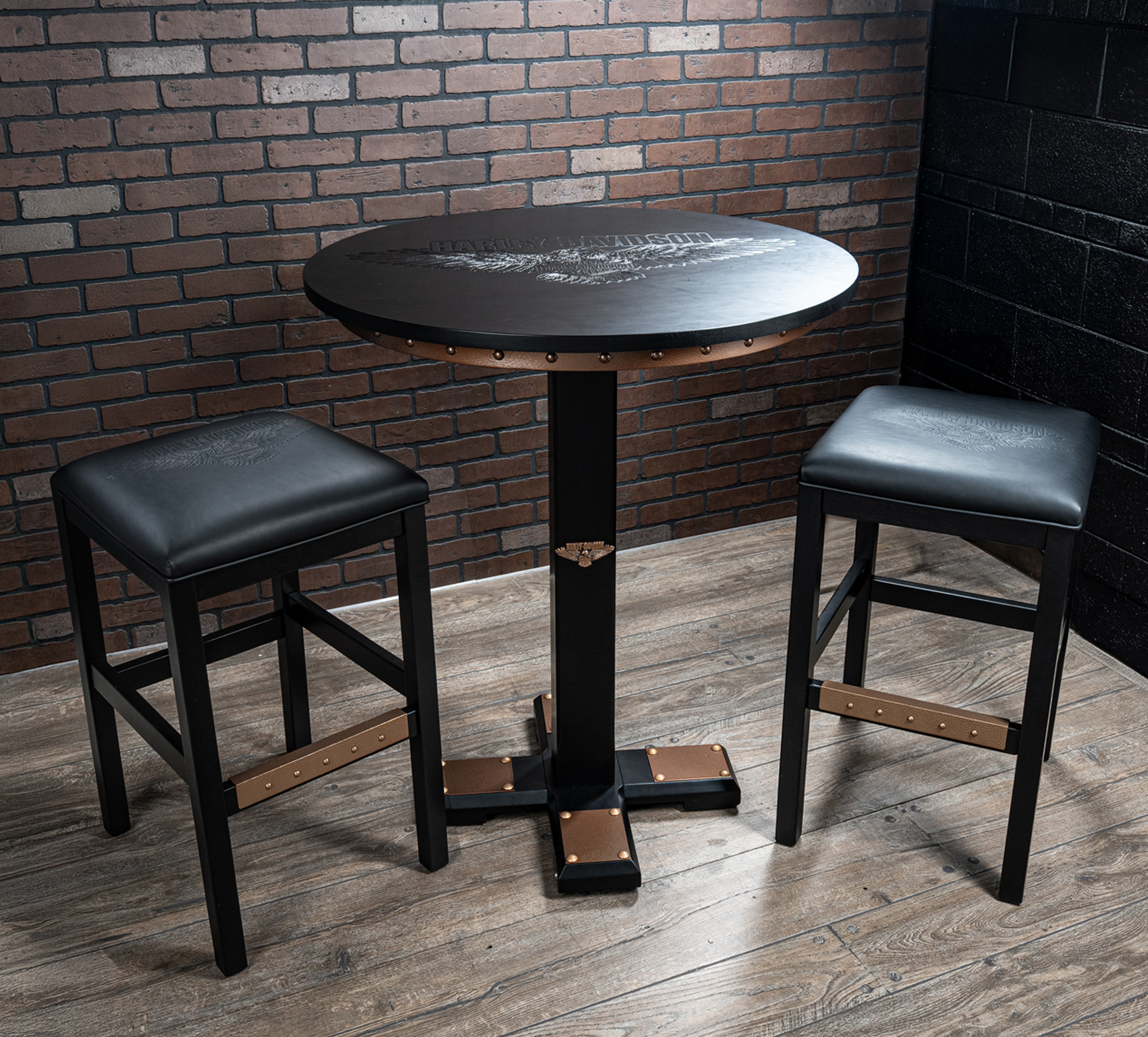 Bar & Shield Pneumatic Stool | Harley-Davidson USA