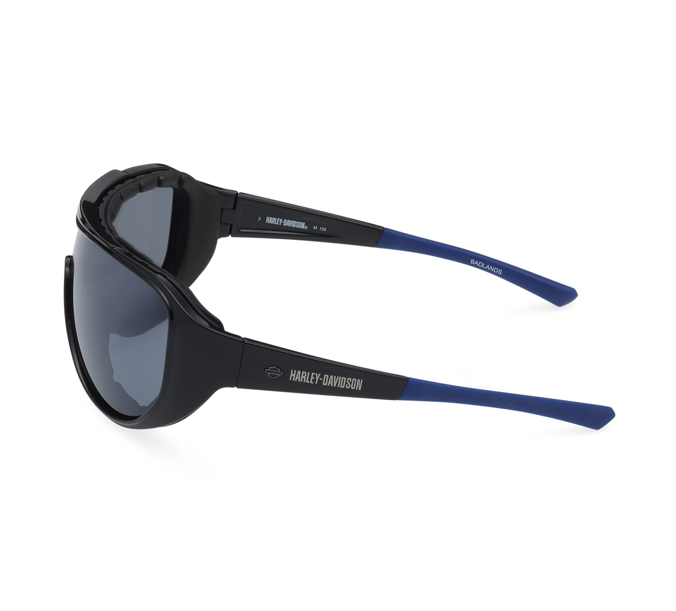 Badlands Aviator Motorcycle Riding Wrap Performance Sunglasses