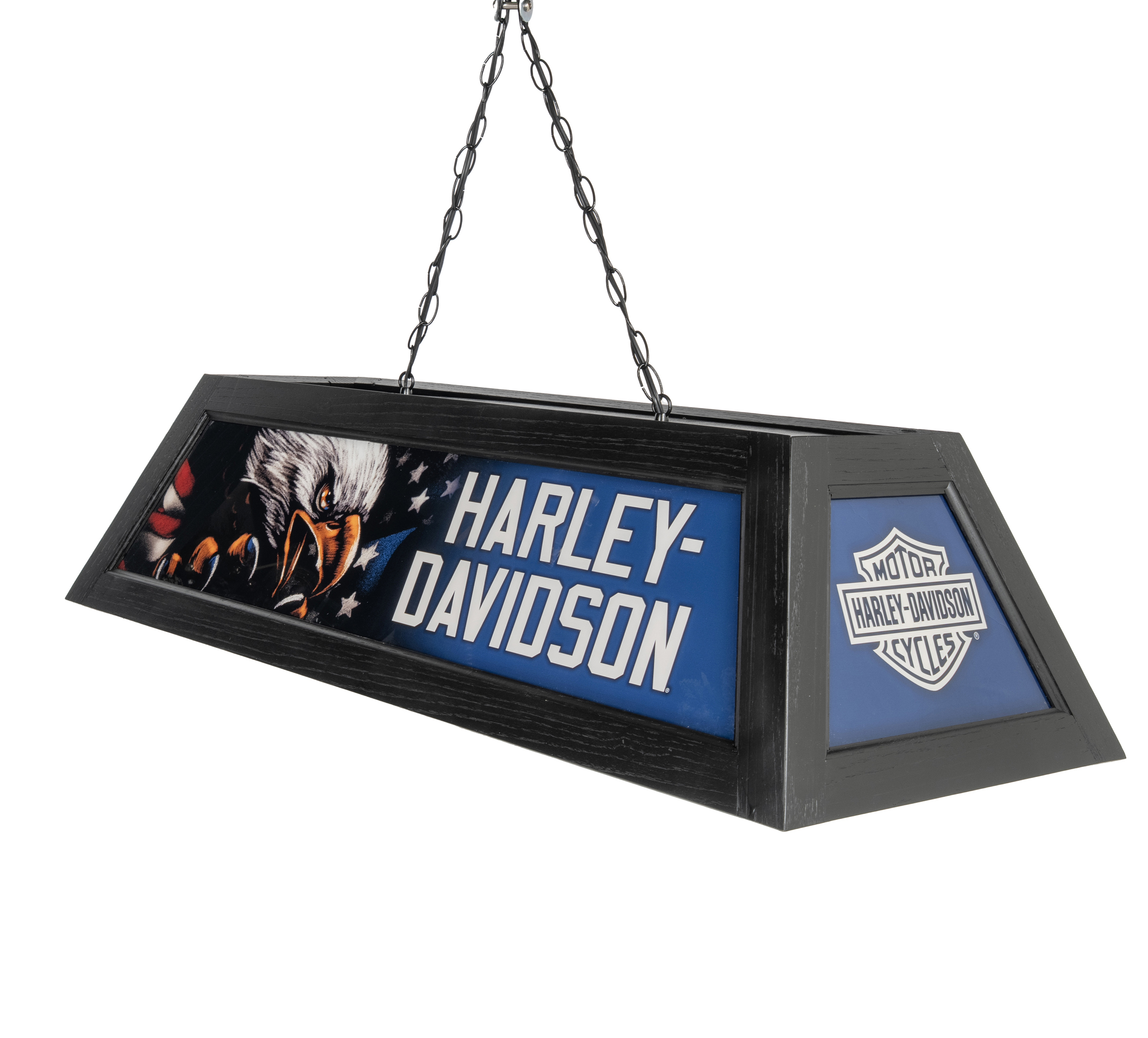 H-D Patriotic Eagle Billiard Lamp