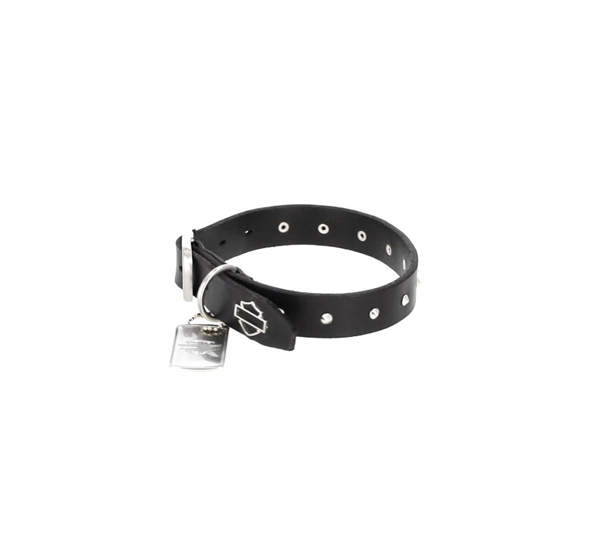 Leather Cone Stud Collar 19"-23"