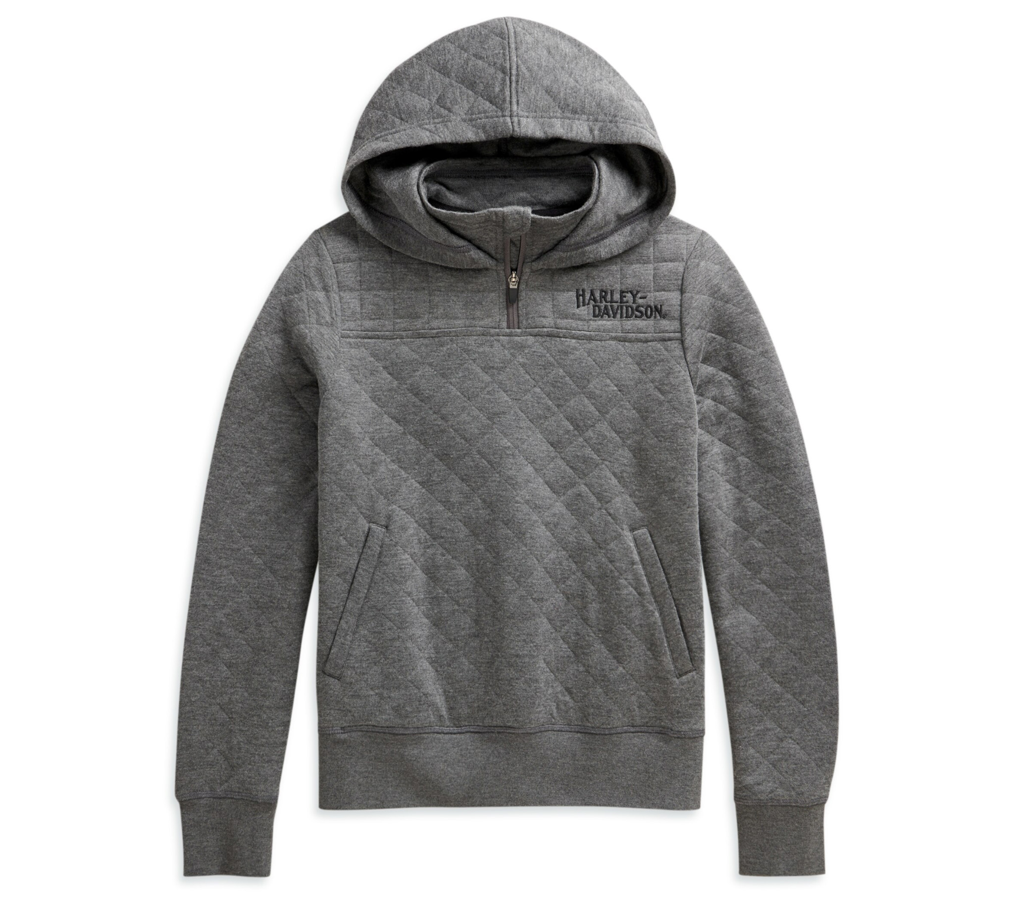 Women's Quilted 1/4-Zip Hoodie