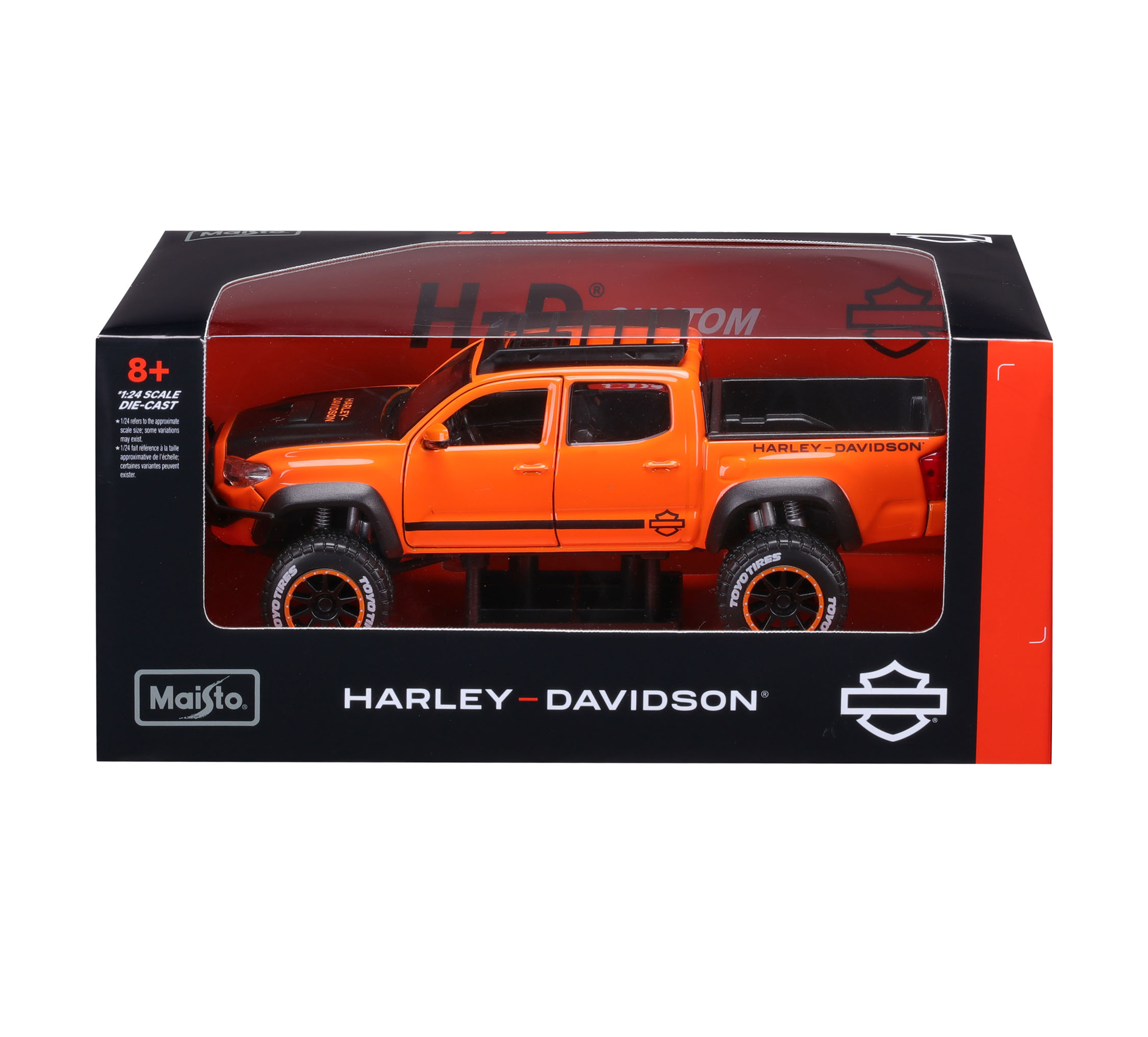 H-D 1:24 Scale Diecast Custom 2023 Toyota Tacoma TRD PRO Truck
