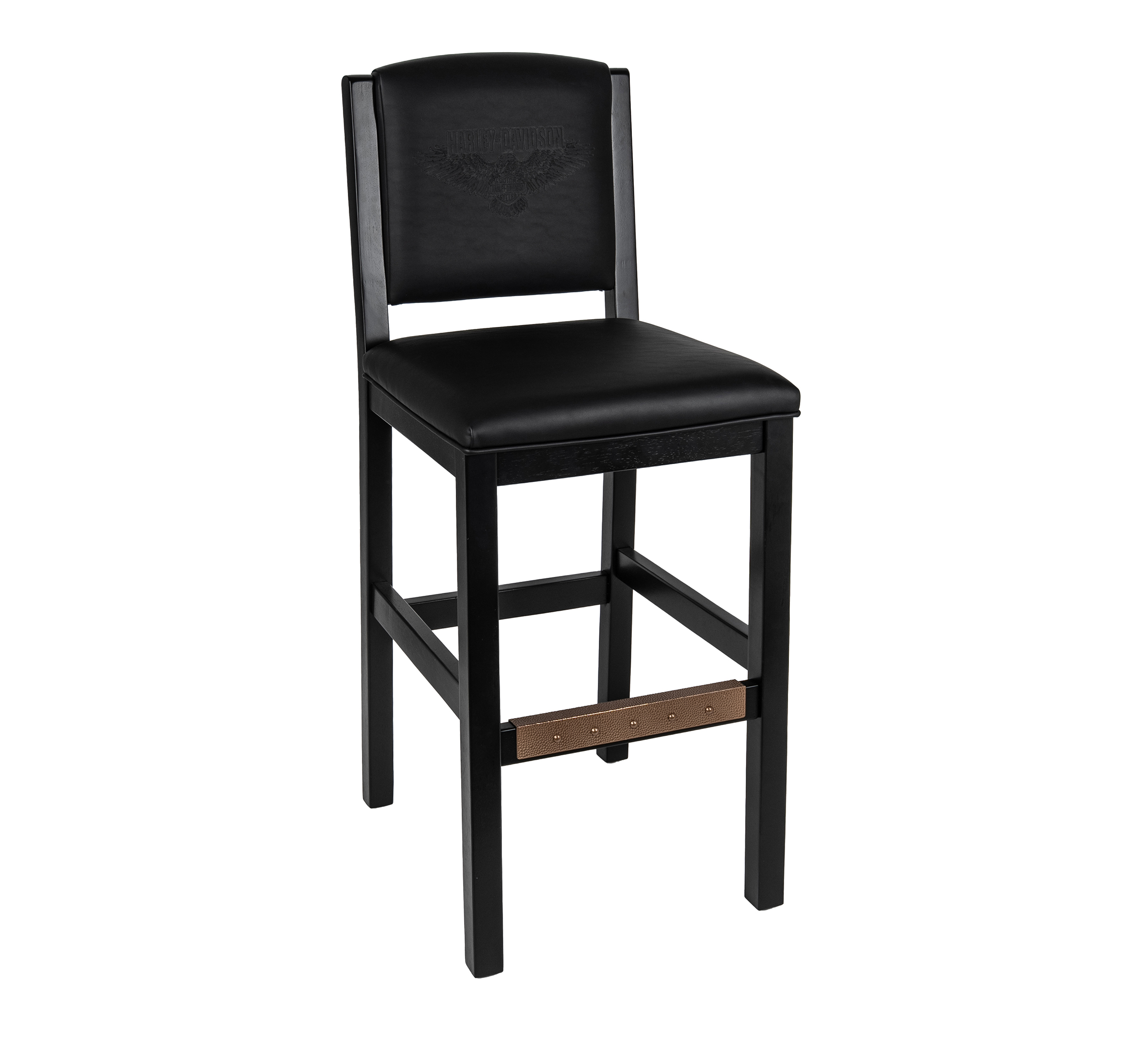 H-D Bar & Shield Eagle Backrest Bar Stool