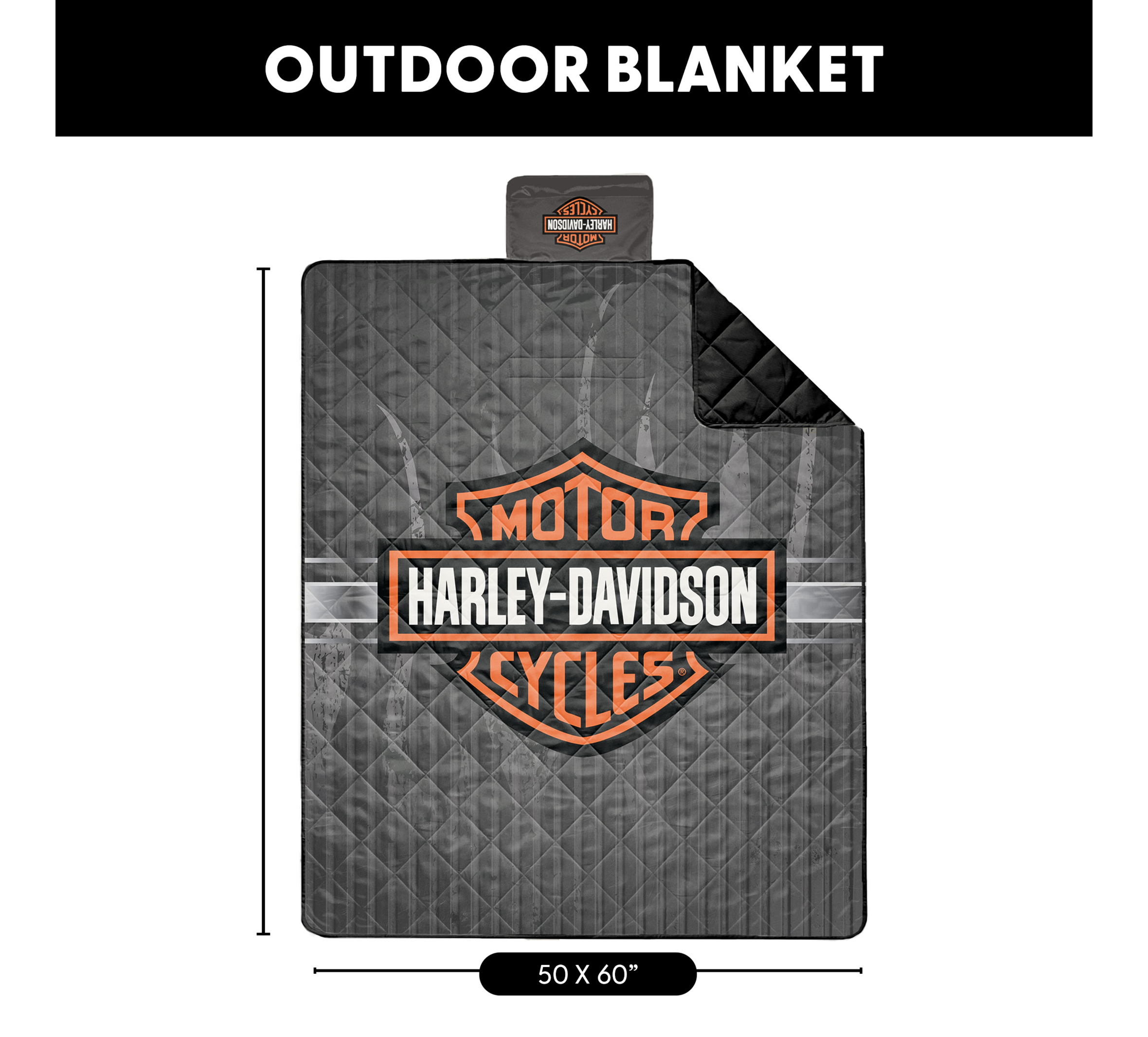 Chrome Outdoor Blanket with Carry Strap