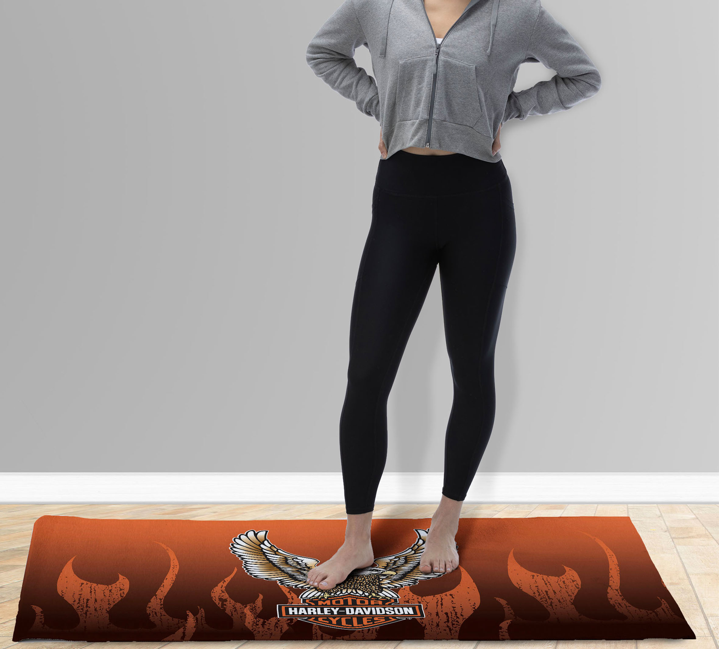 Flying Flames Washable Rug