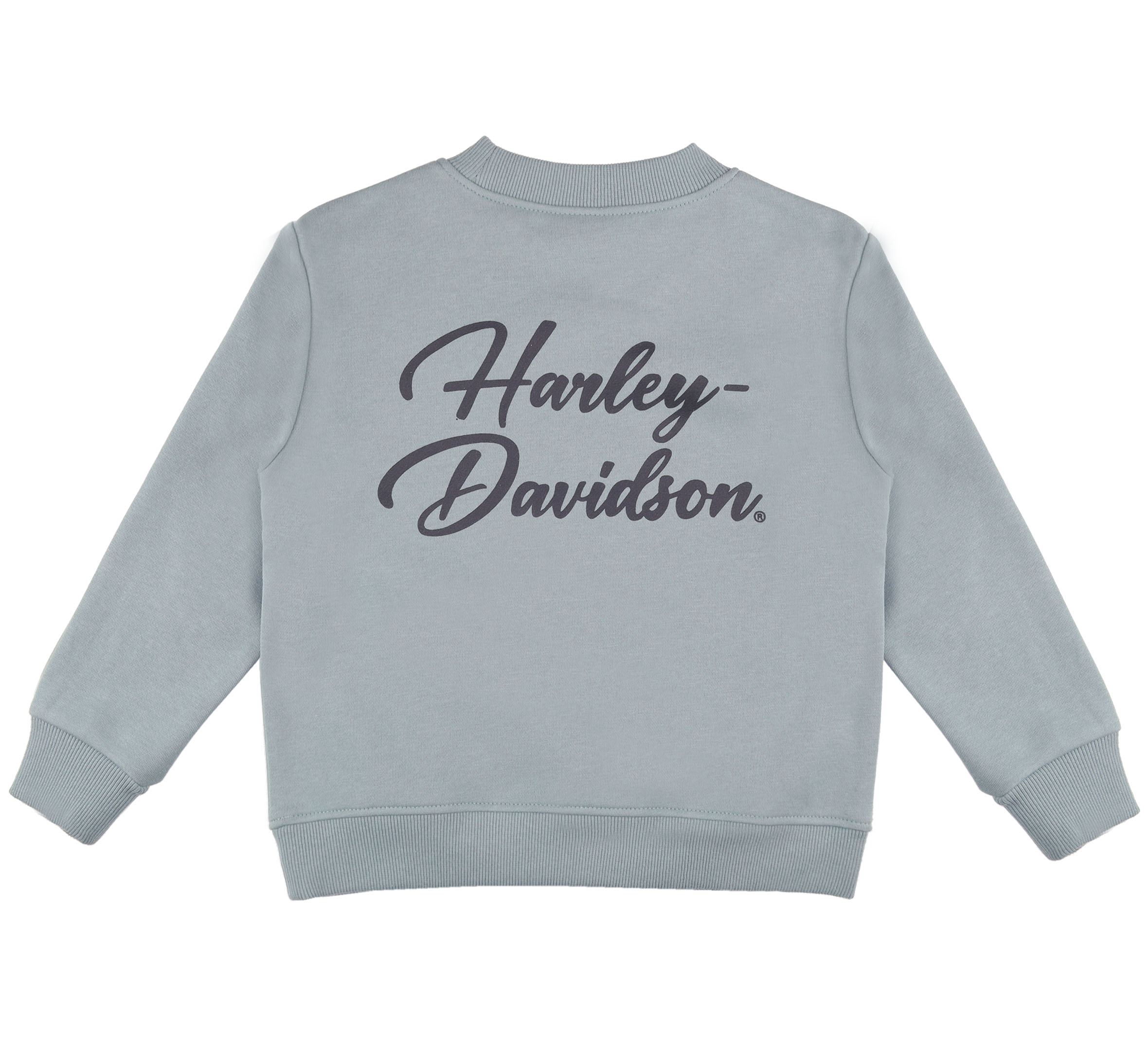 Infant Girls Bar & Shield Crew Pullover Fleece