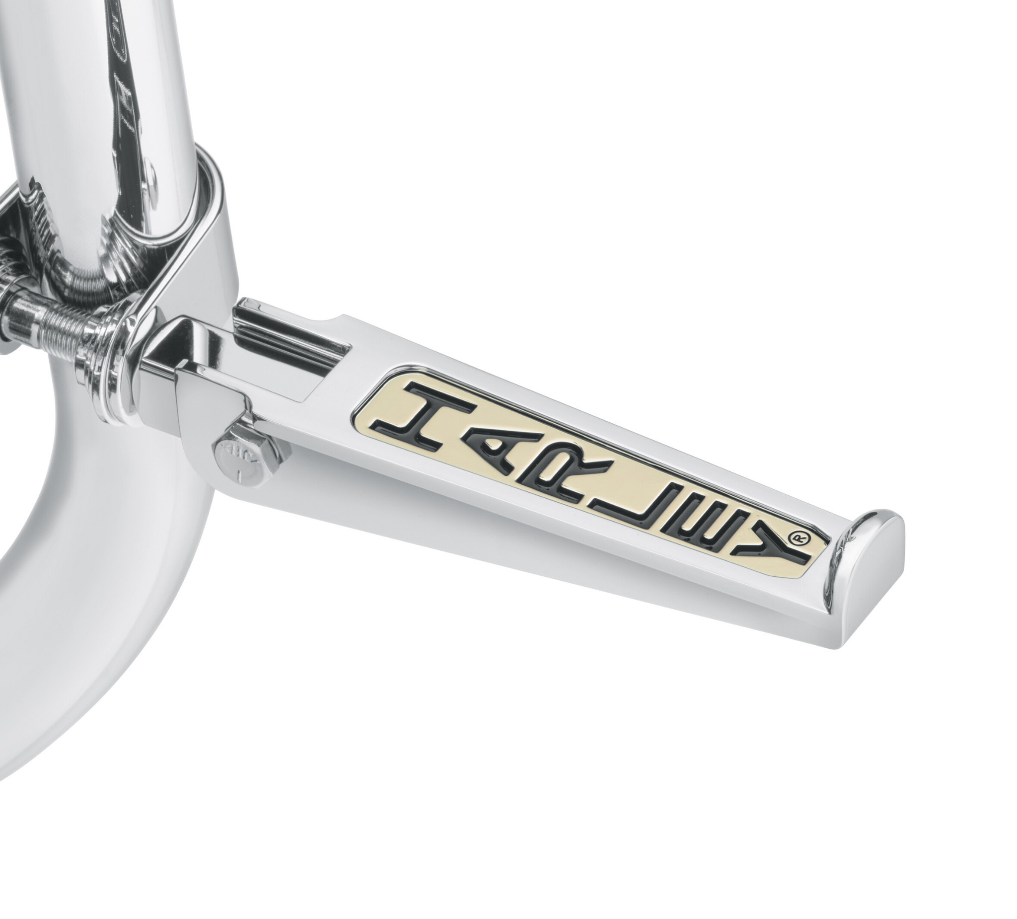 Repose-pieds custom avec script Harley