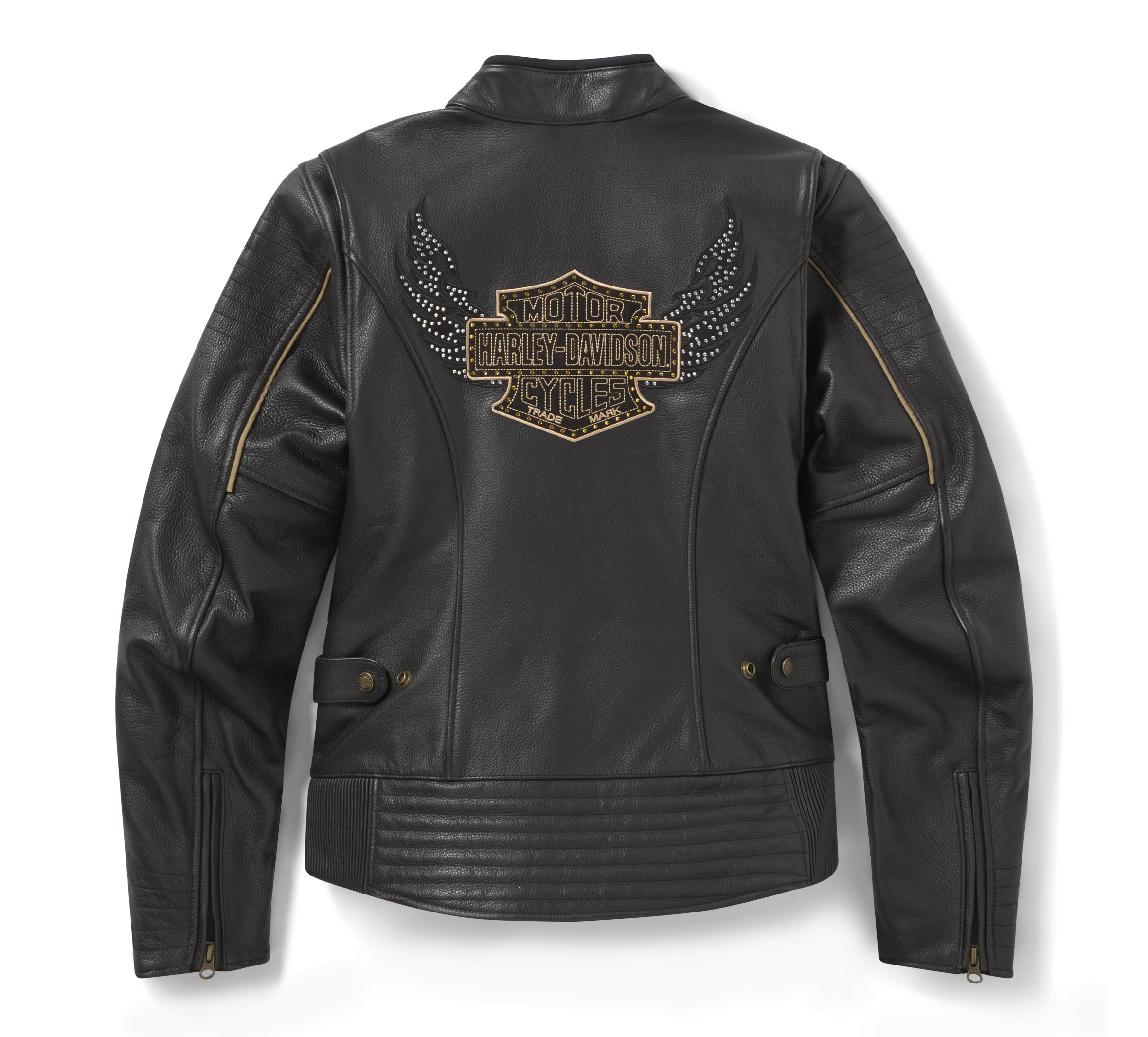 Women's Winged Bling Leather Riding Jacket | Harley-Davidson USA