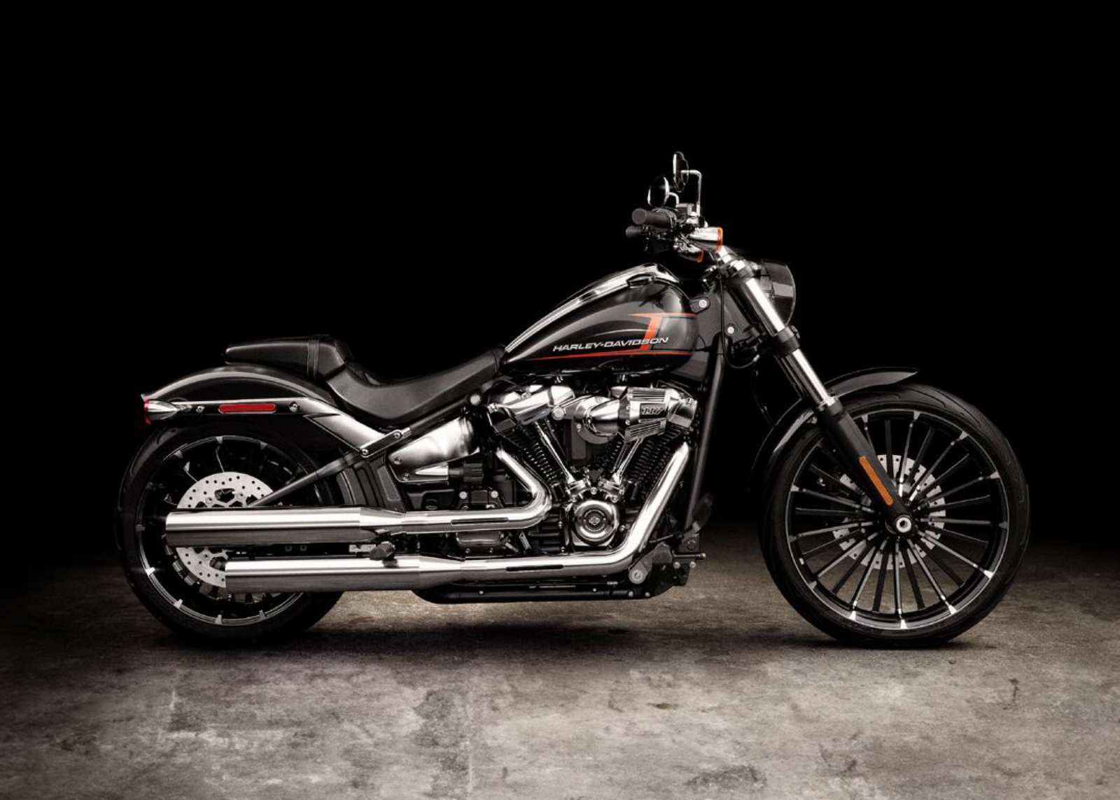 Breakout parked on cement 