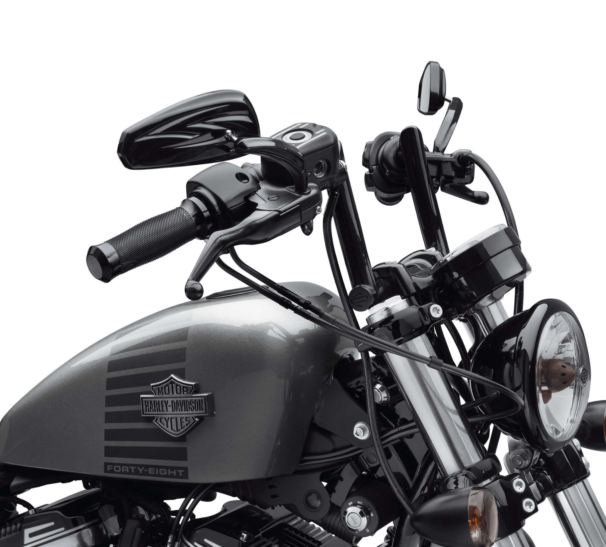 Chizeled Lo Handlebar - Gloss Black