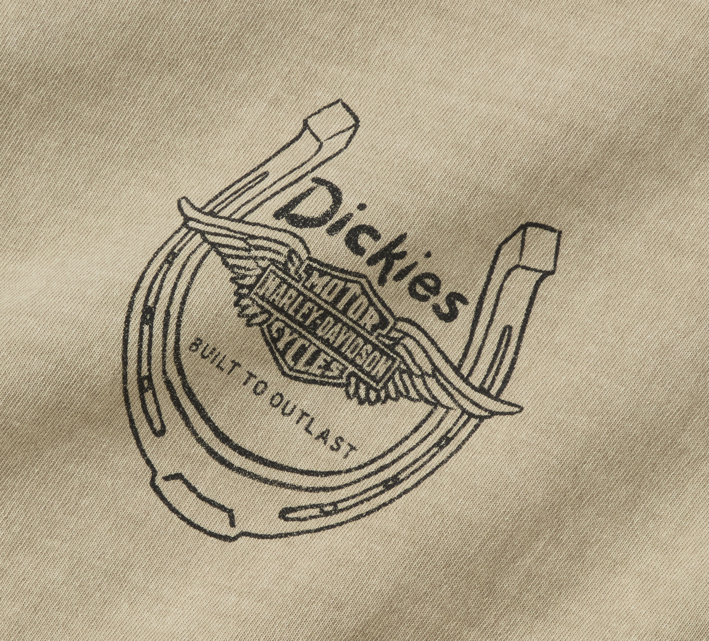 Camiseta Dickies x H-D Horsepower Heavyweight Pigment Dyed para hombre