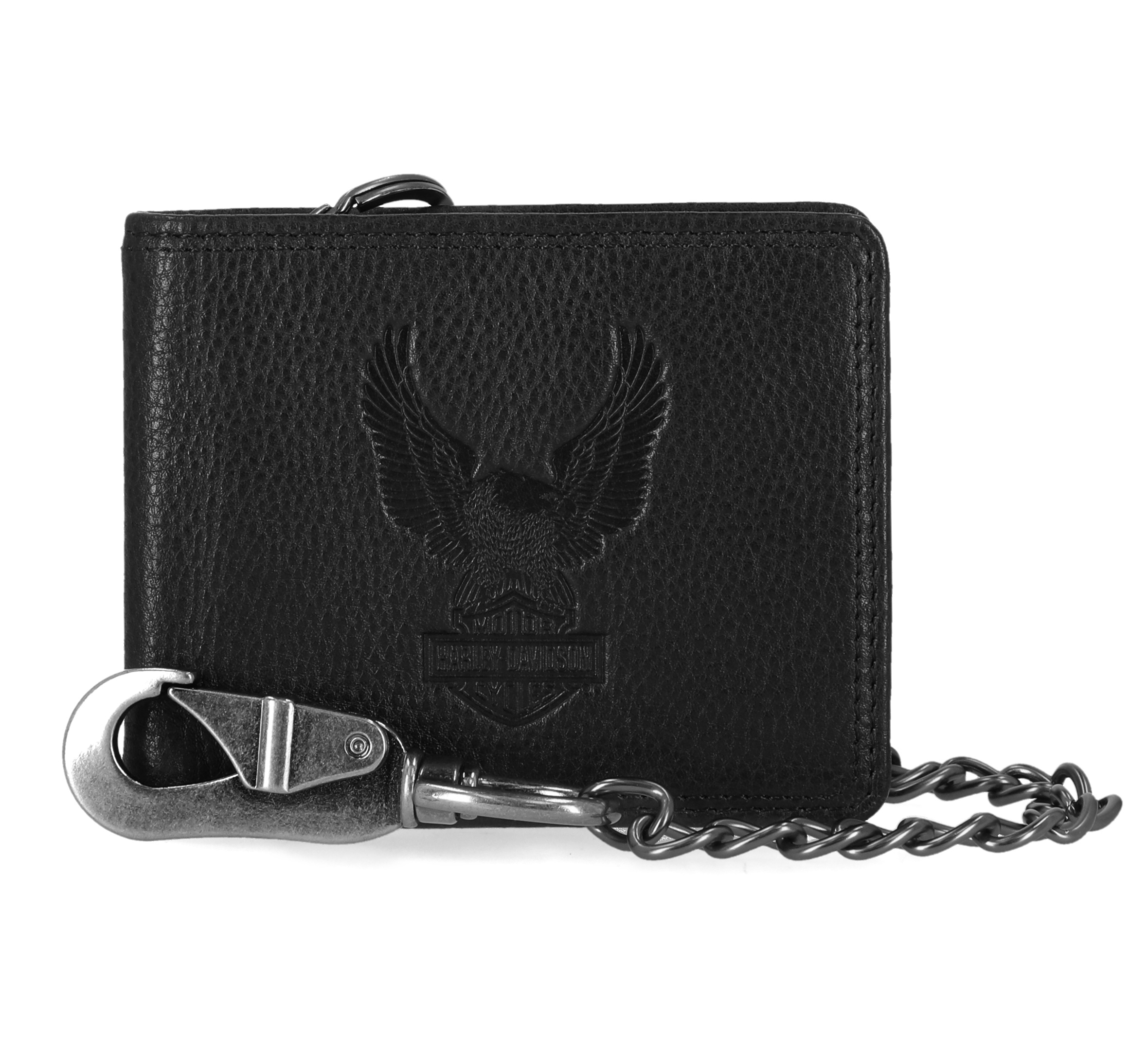 Eagle Bifold Wallet With Chain
