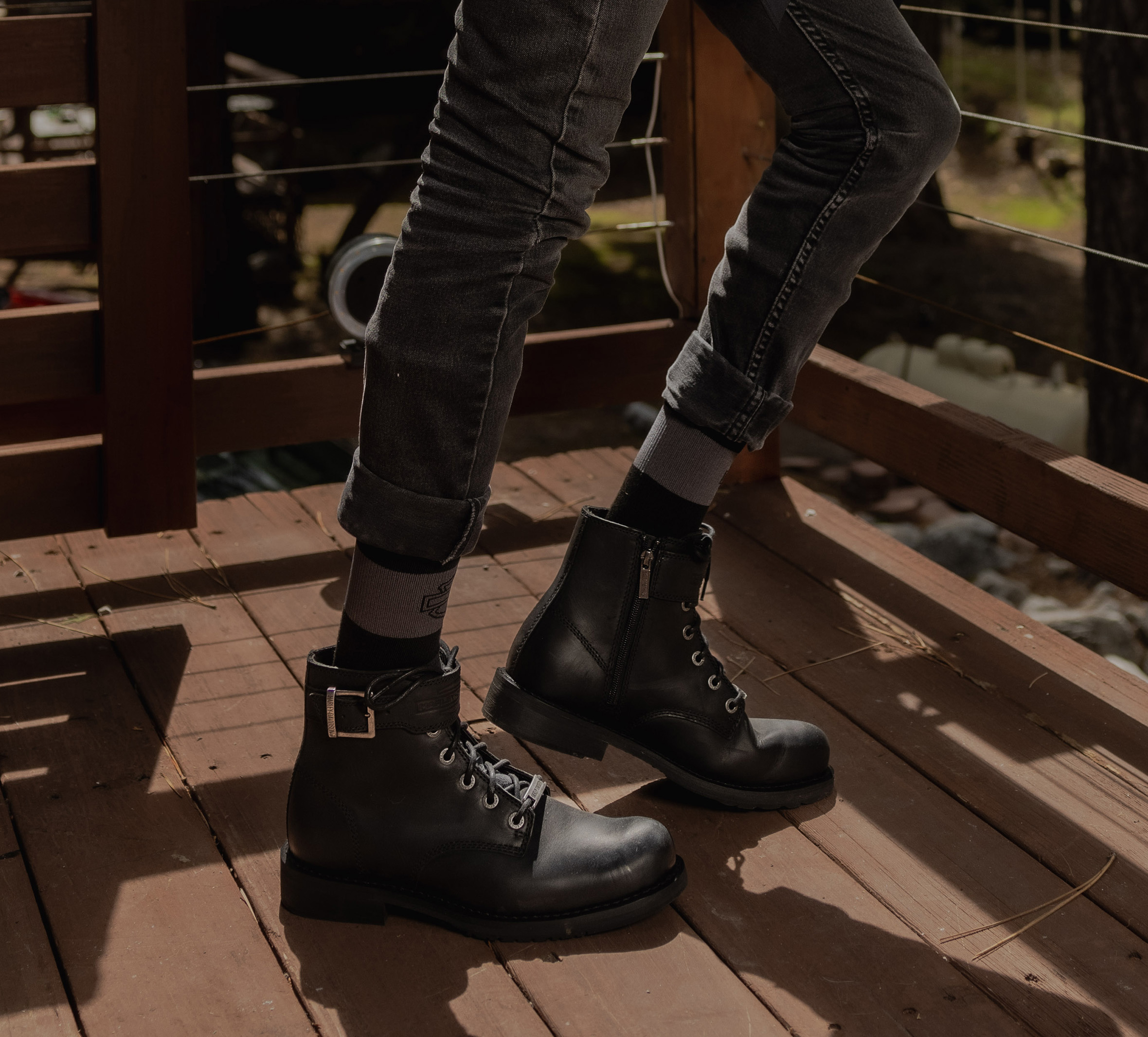 Men's Vntgmoto Short Casual Boot Black