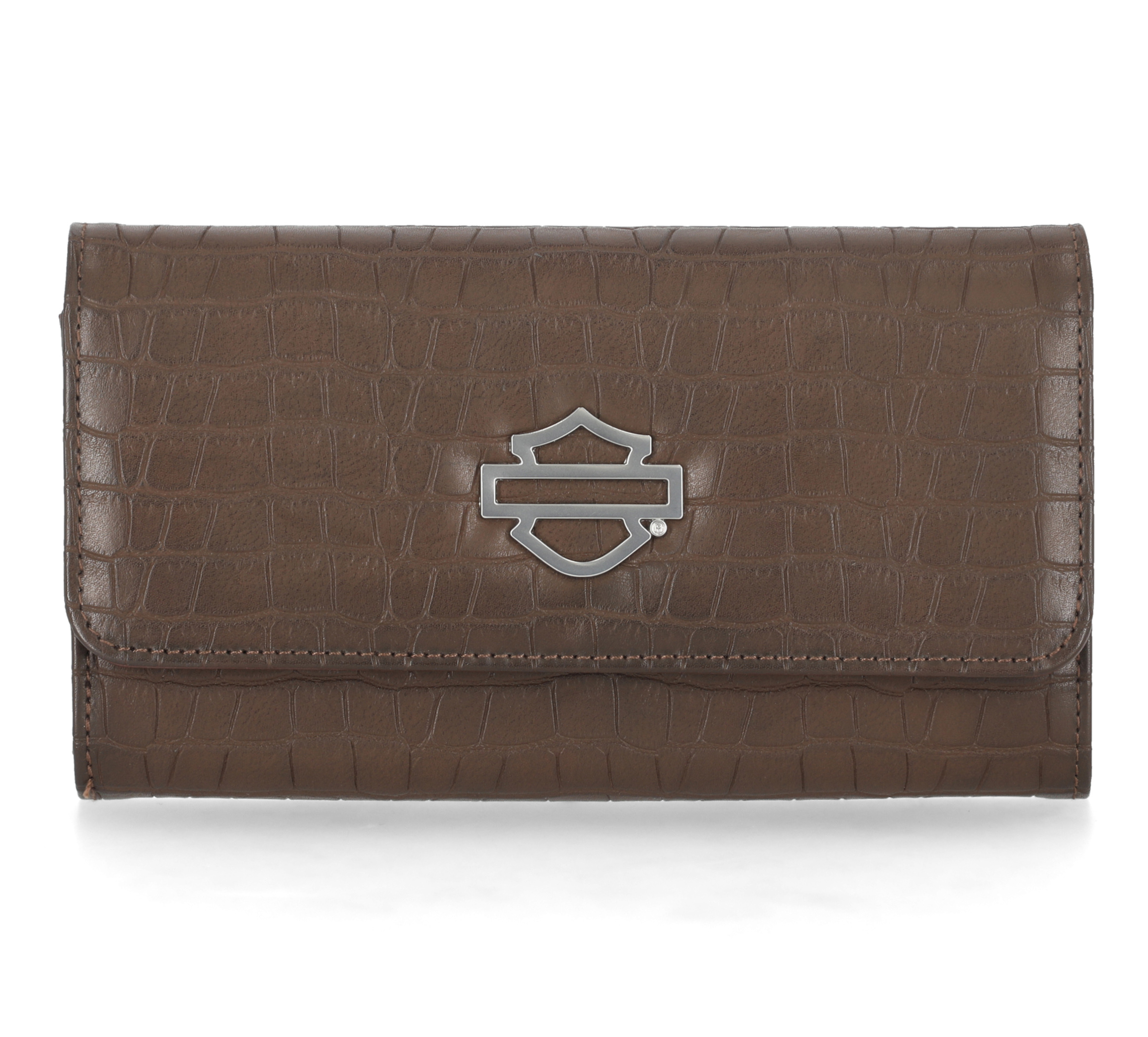 Harley-Davidson 本革 長財布 Croco Clutch Wallet | Harley-Davidson USA