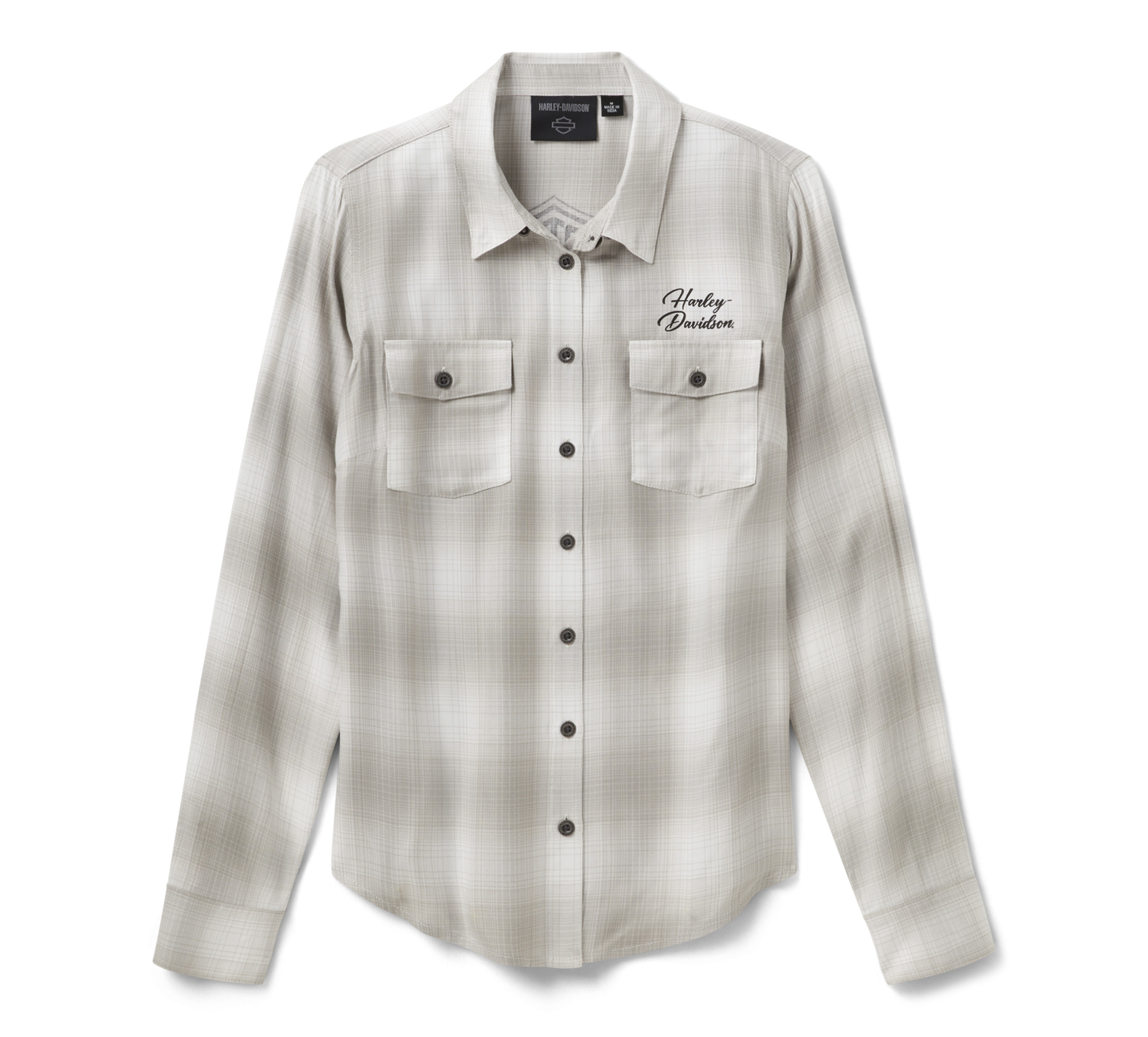 Women's H-D Essential Plaid Button Front Shirt