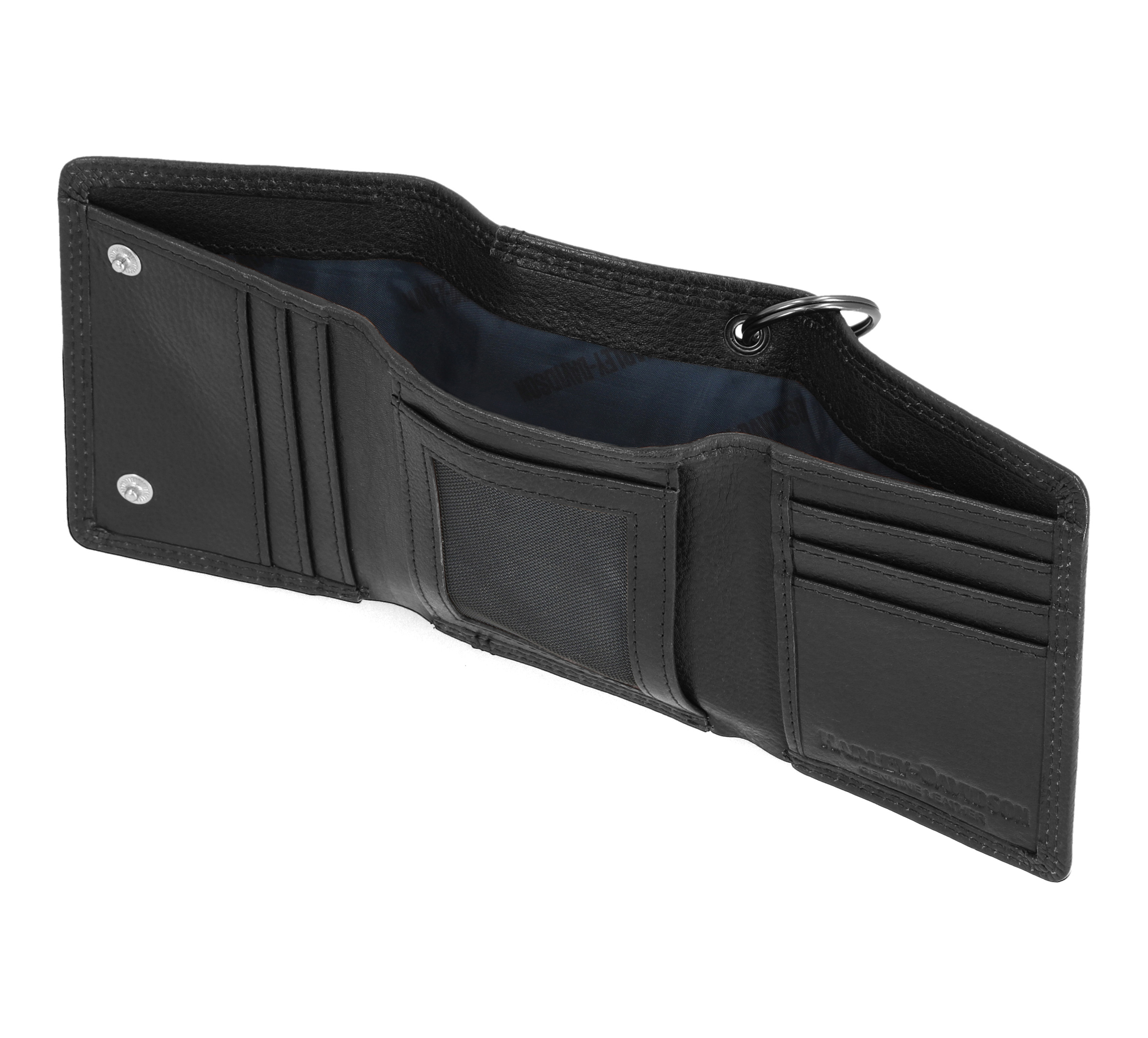 Eagle Trifold Wallet With Chain