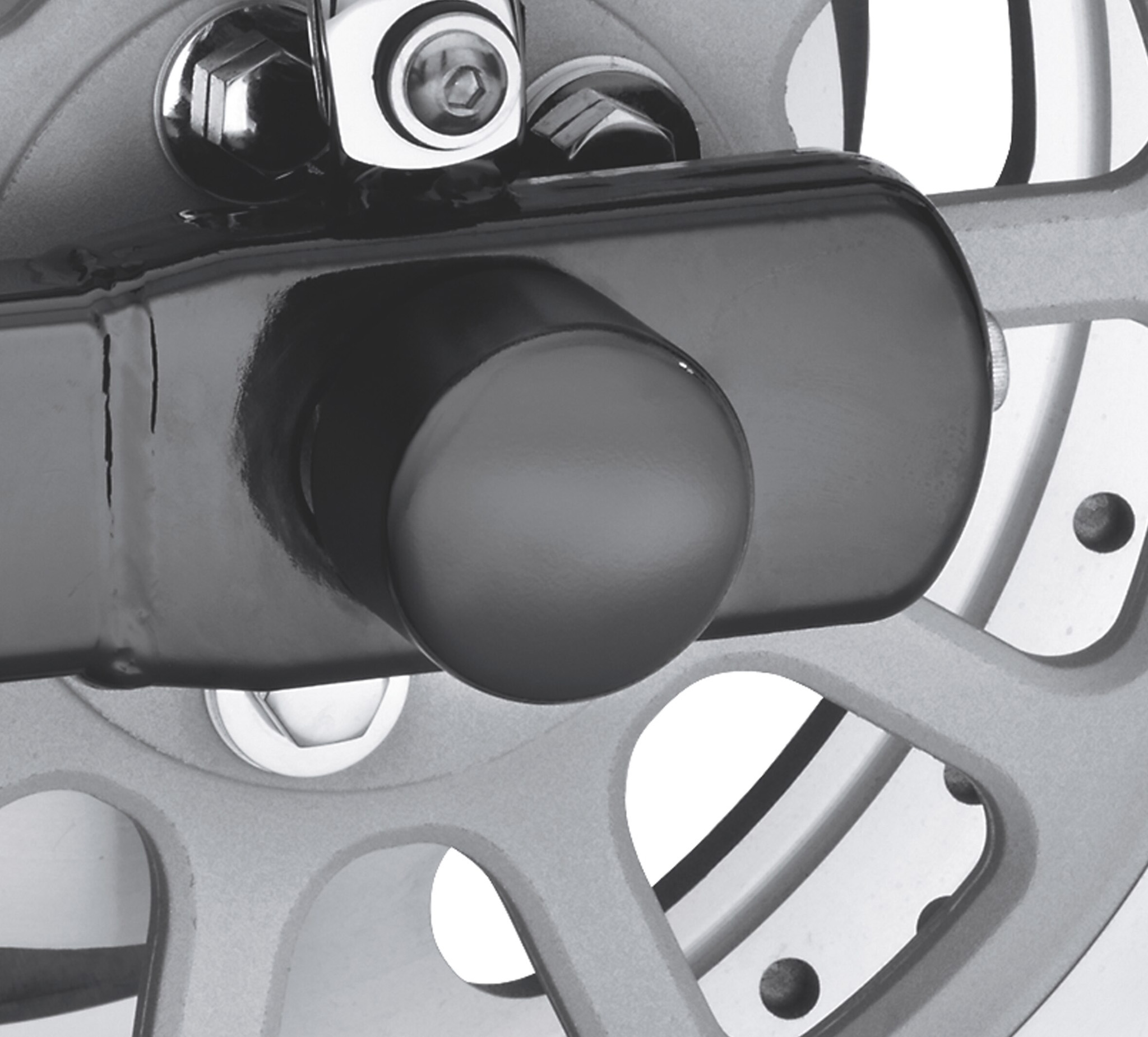 Gloss Black Rear Axle Nut Covers