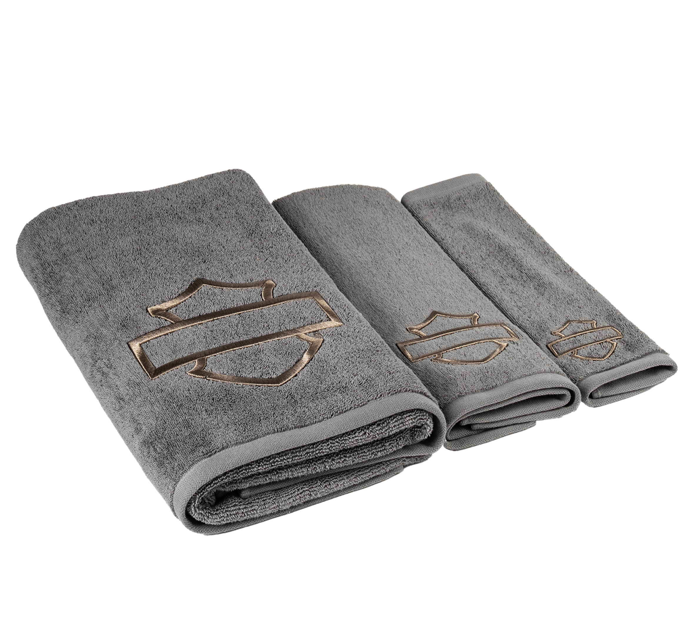 H-D Open Bar & Shield Towel Set