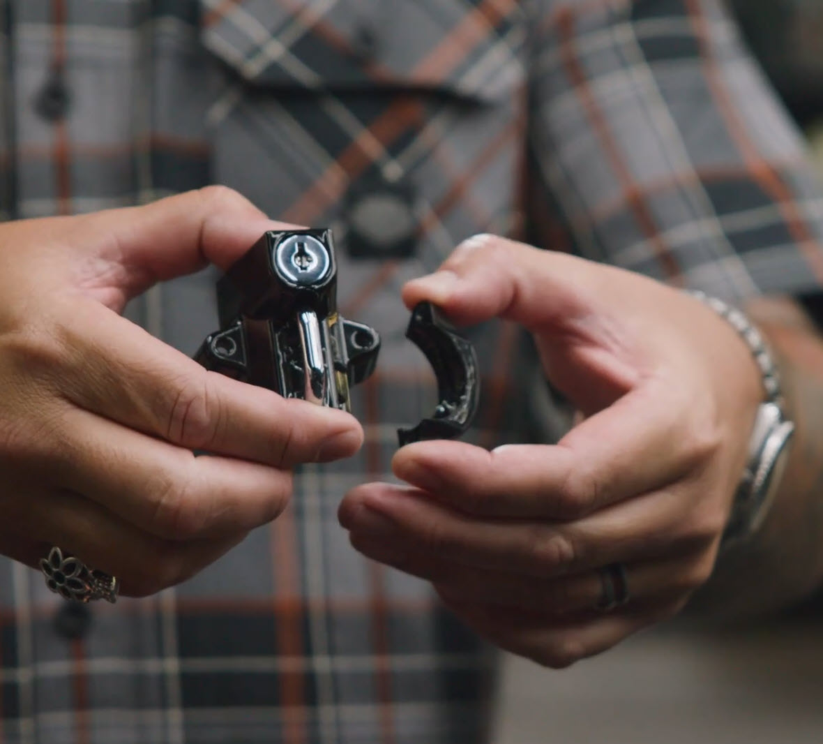 Universal Mount Helmet Lock