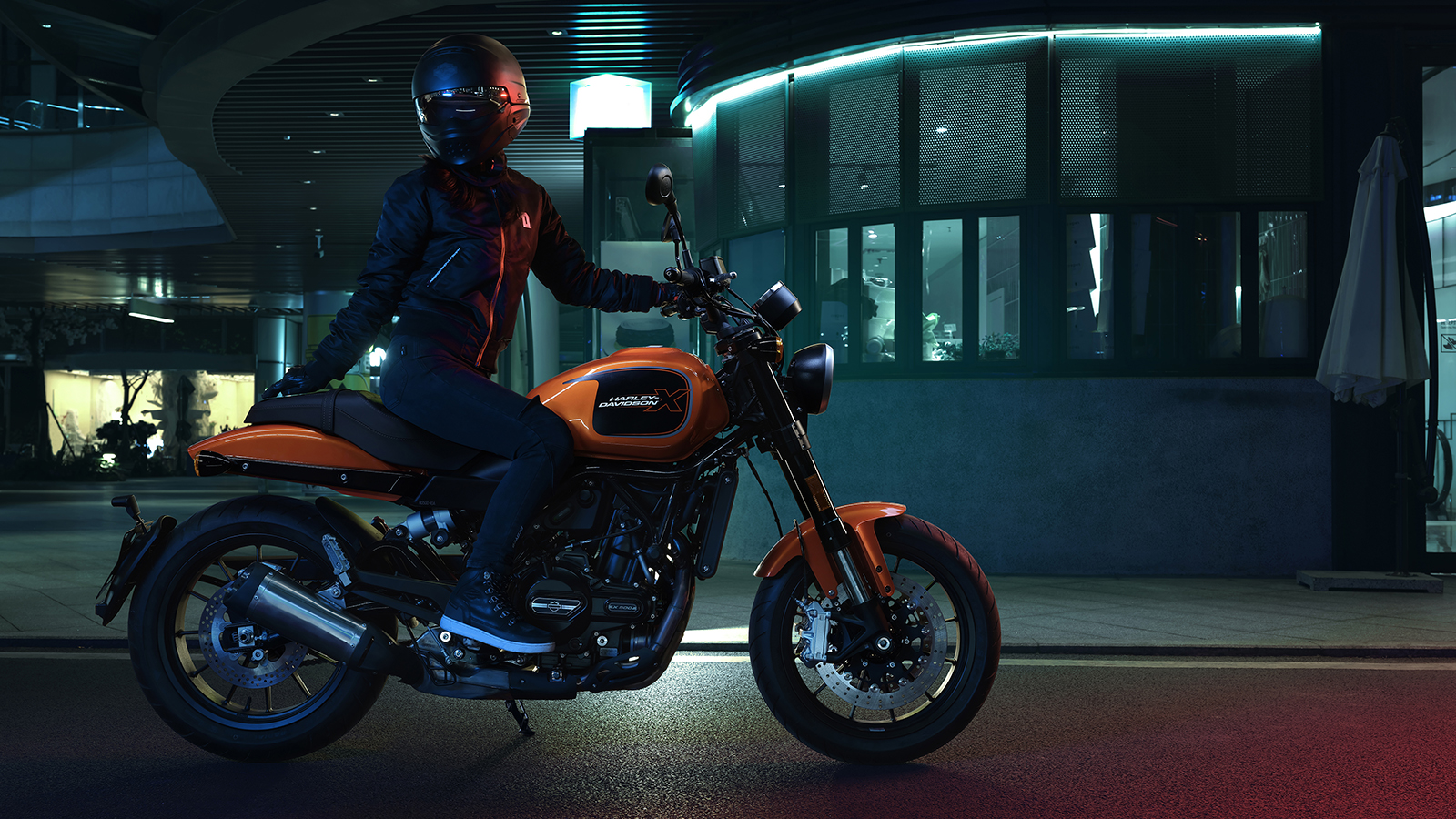 H-D X 500のモーターサイクルのビューティーショット