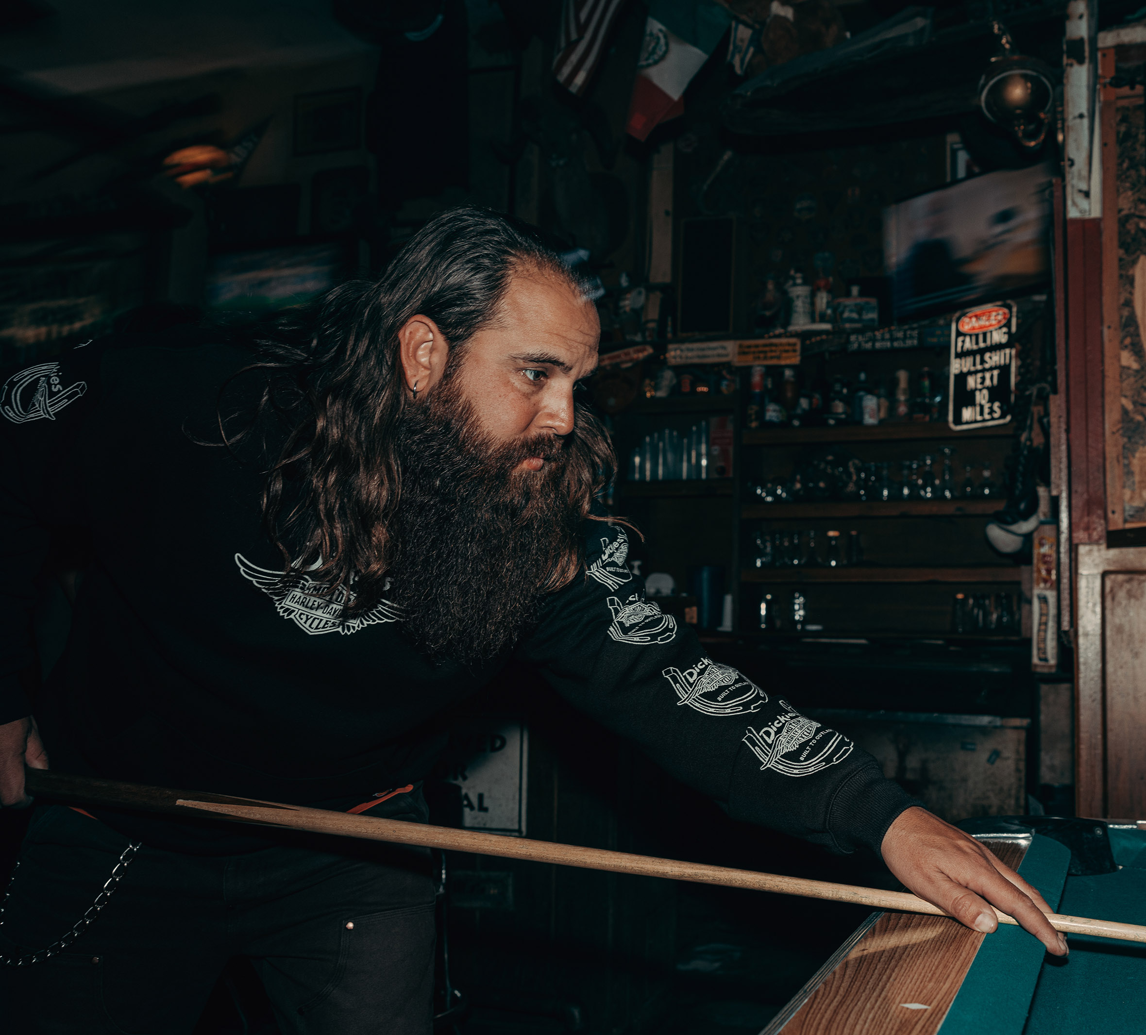 Dickies x H-D Winged Horseshoe Oversized Pullover Hoodie