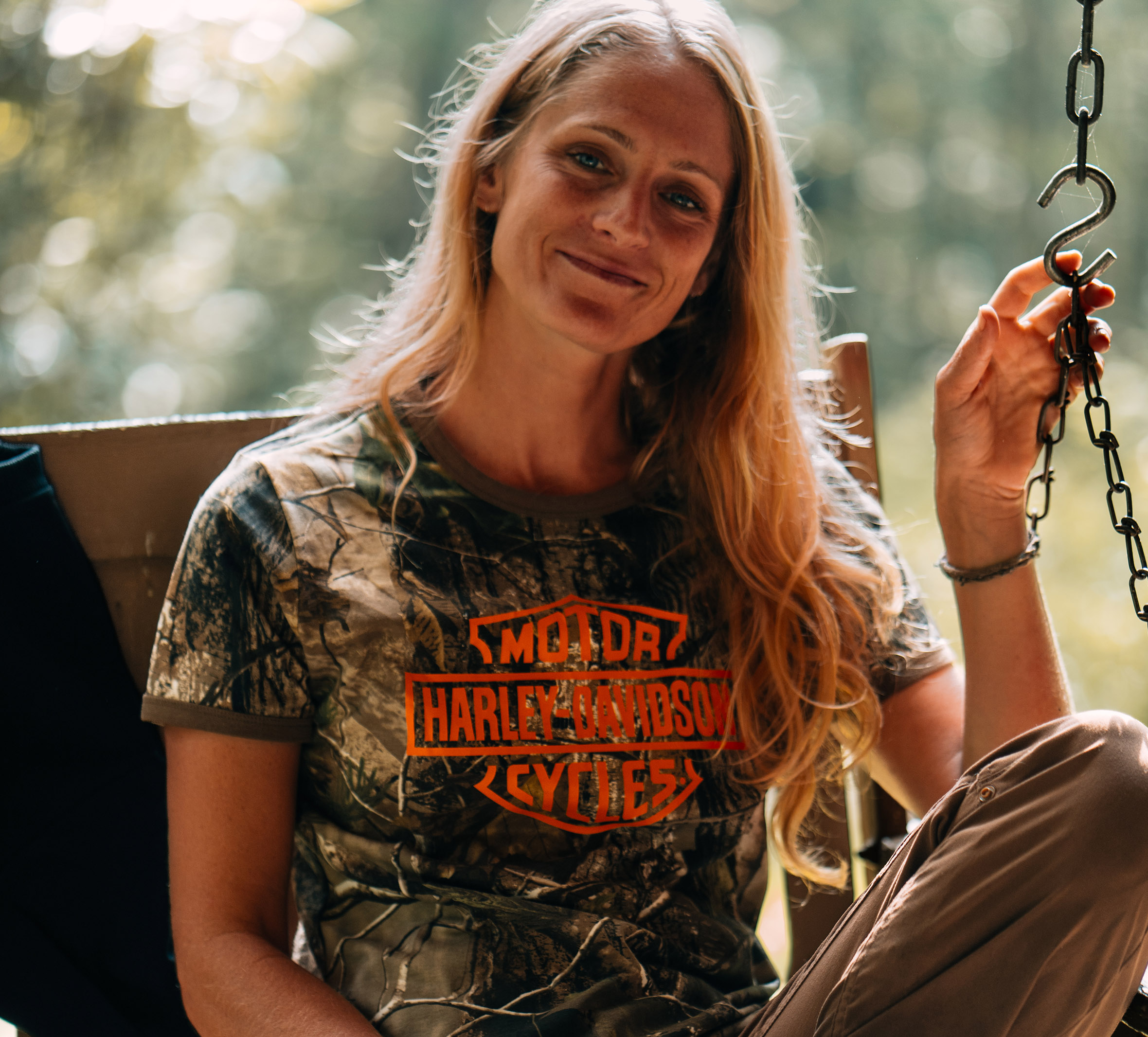 HARLEY-DAVIDSON レディースシャツ XS Women's Harley-Davidson x Realtree Ringer | Harley-Davidson USA