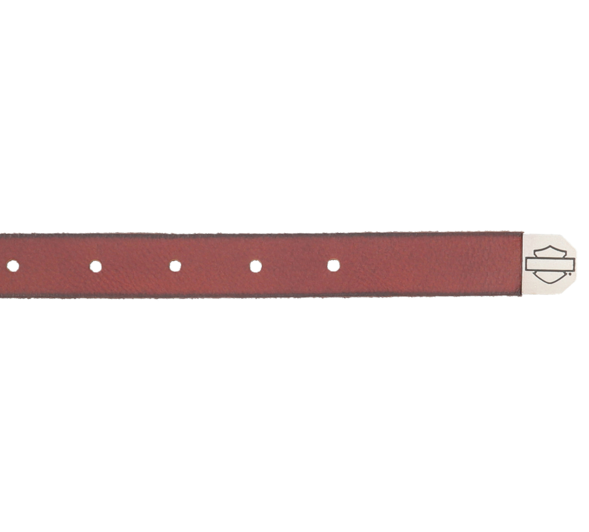 Metal Bar & Shield Tip Belt