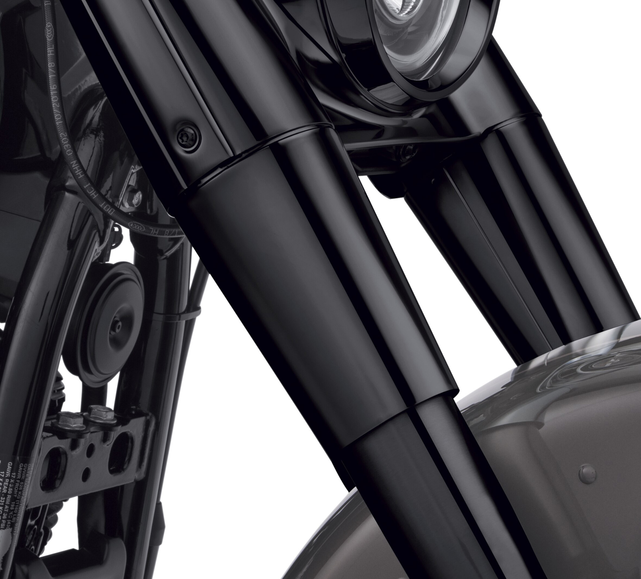 Gloss Black Upper Fork Slider Covers