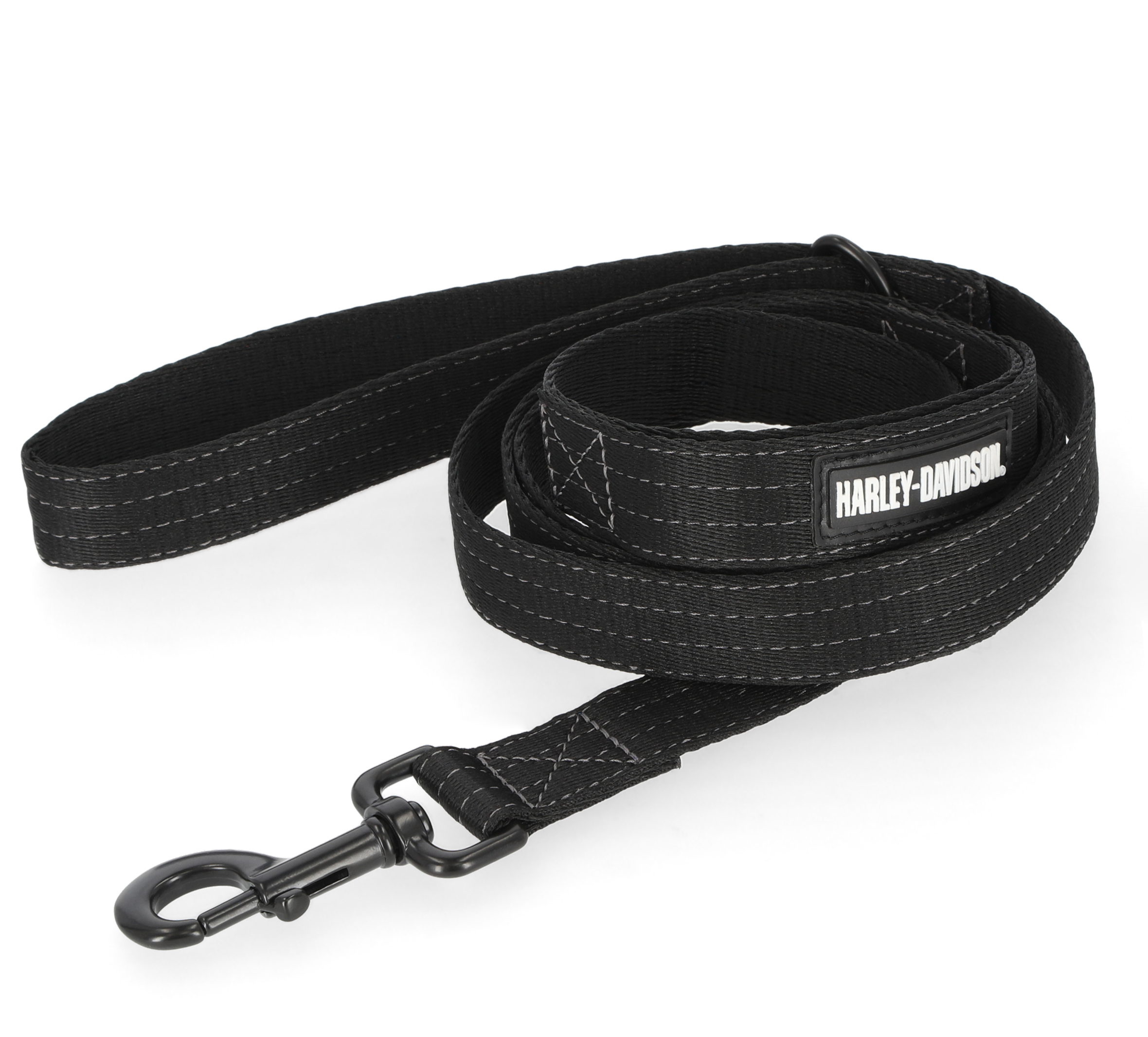 Nylon Dog Leash Black - 6'