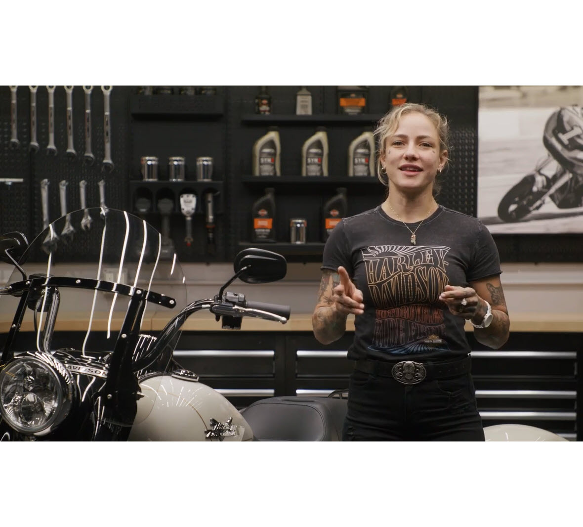 H-D Detachables 16 in. Windshield - Light Smoke