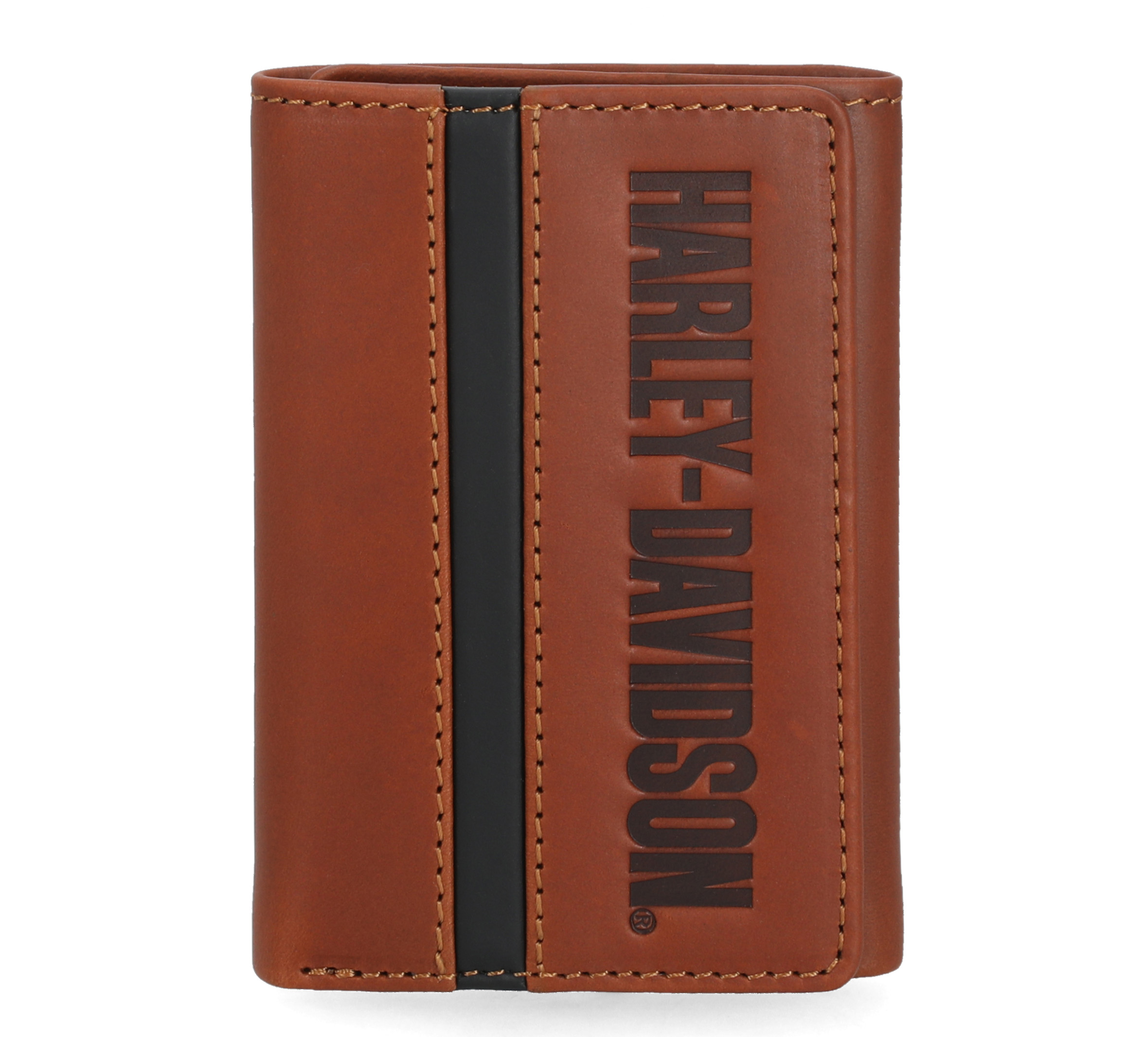 Harley-Davidson Center Block Trifold Wallet