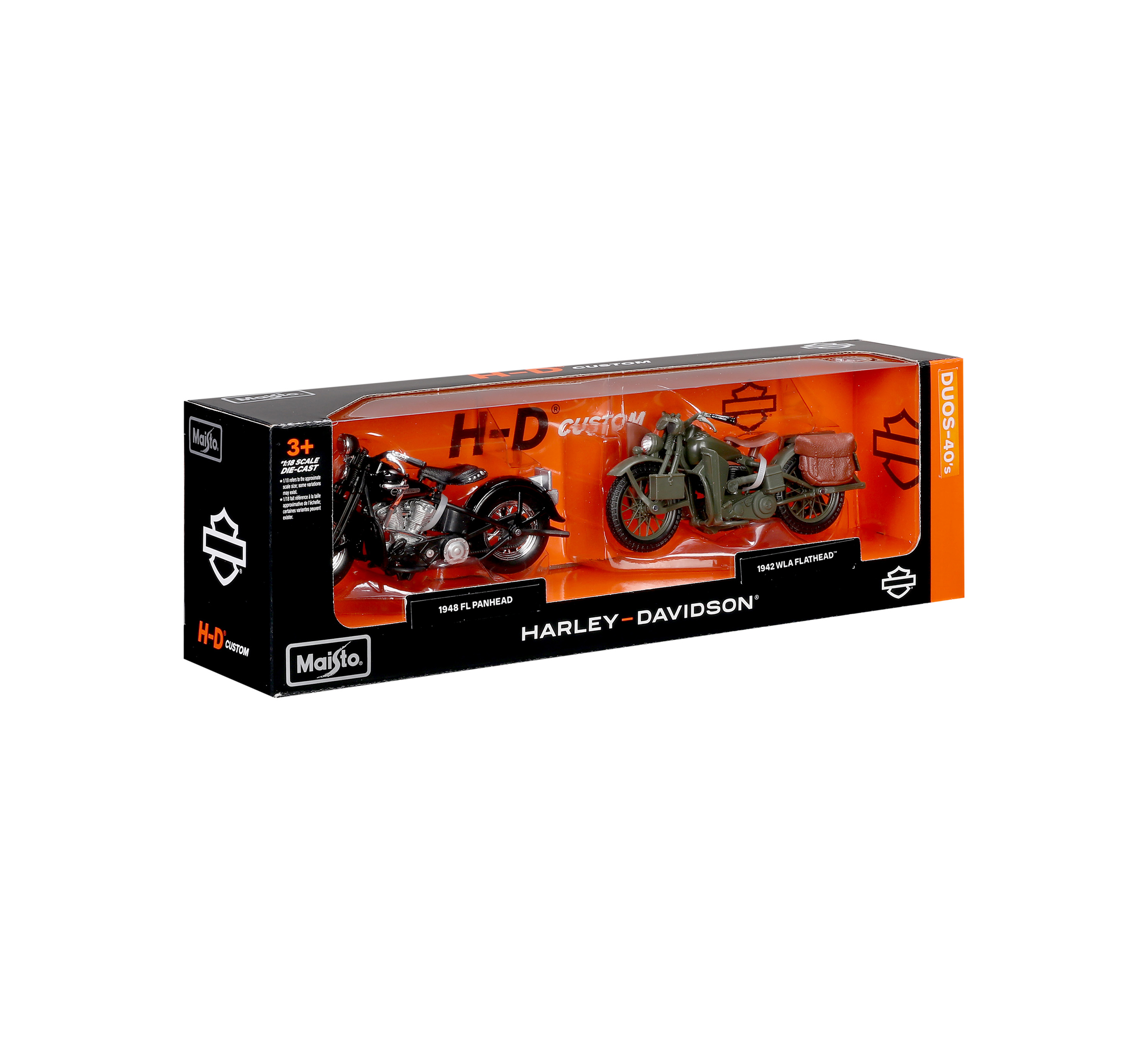 1:18 H-D Duos - 40s 42 Flat Head / 48 Panhead | Harley-Davidson USA