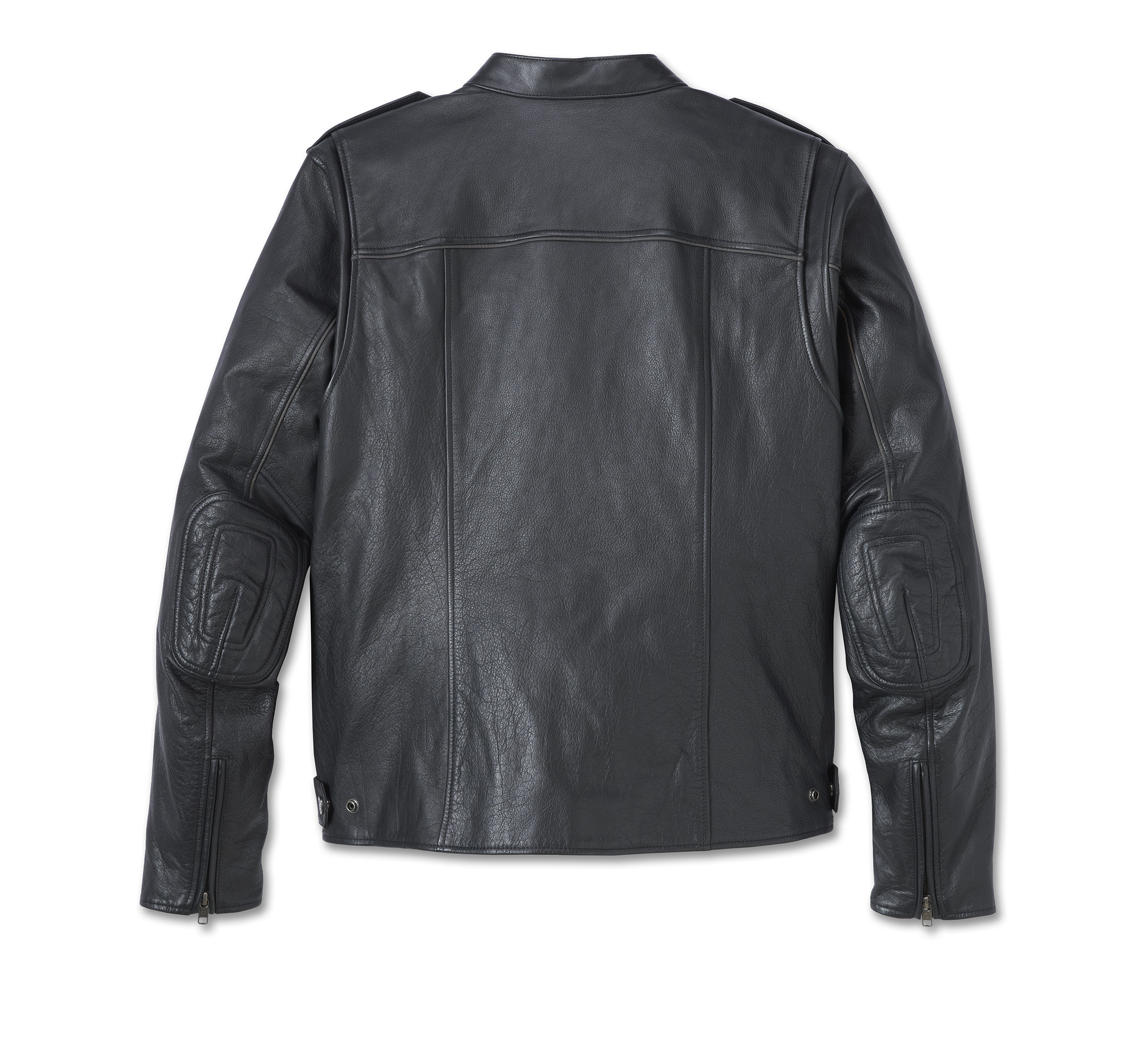 H-D Flex Layering System Captains Leather Jacket Outer Layer