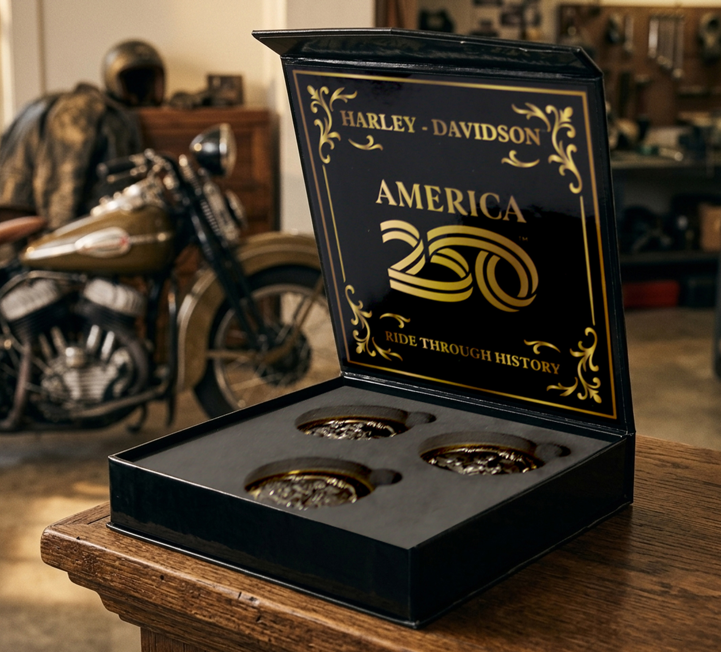 H-D™ America250® Ride Thorugh History Series Collector Coin Set