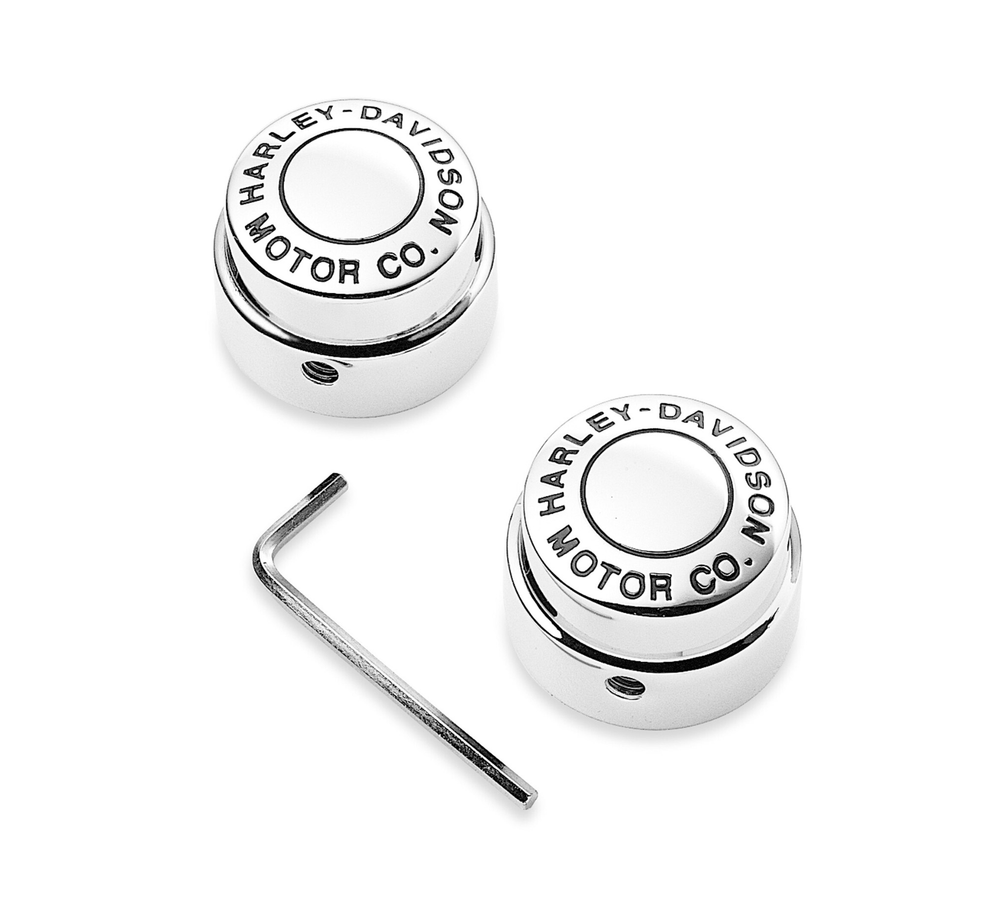 Harley-Davidson Motor Co. Front Axle Nut Cover Kit