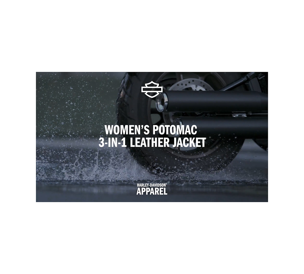Chamarra de cuero 3 en 1 Potomac para mujer