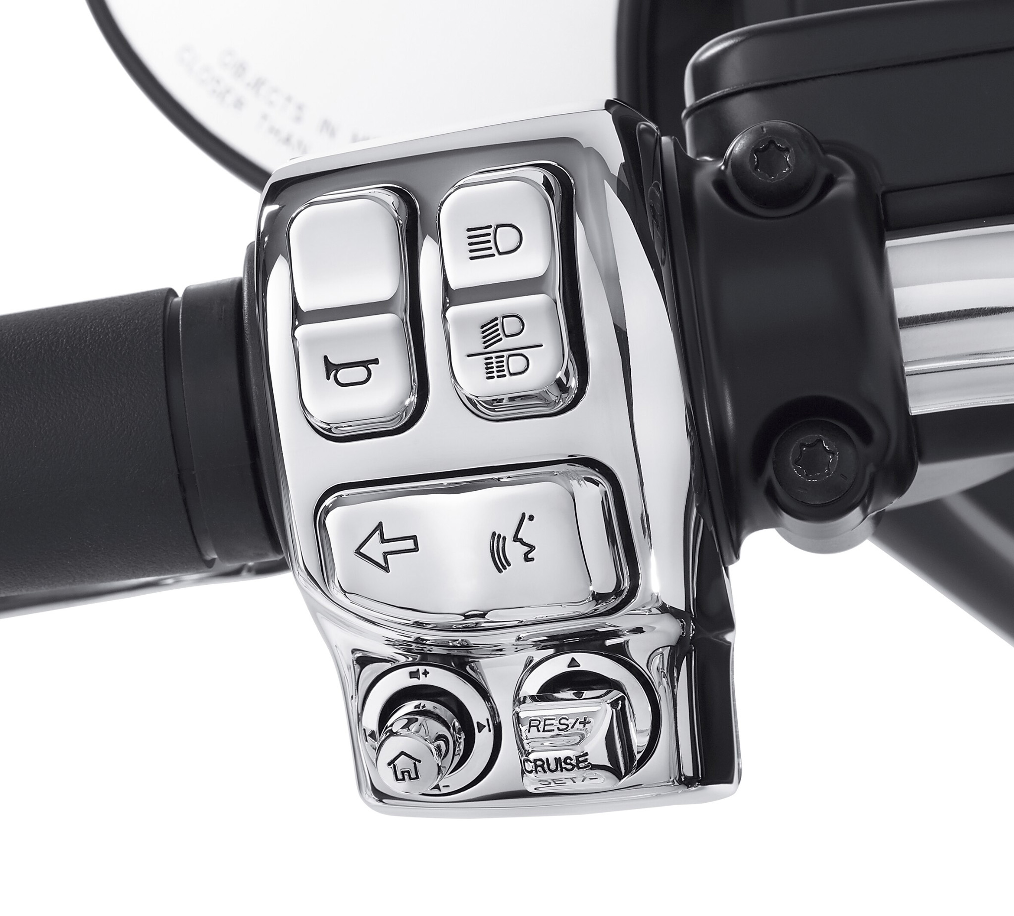 Chrome Switch Cap Kit