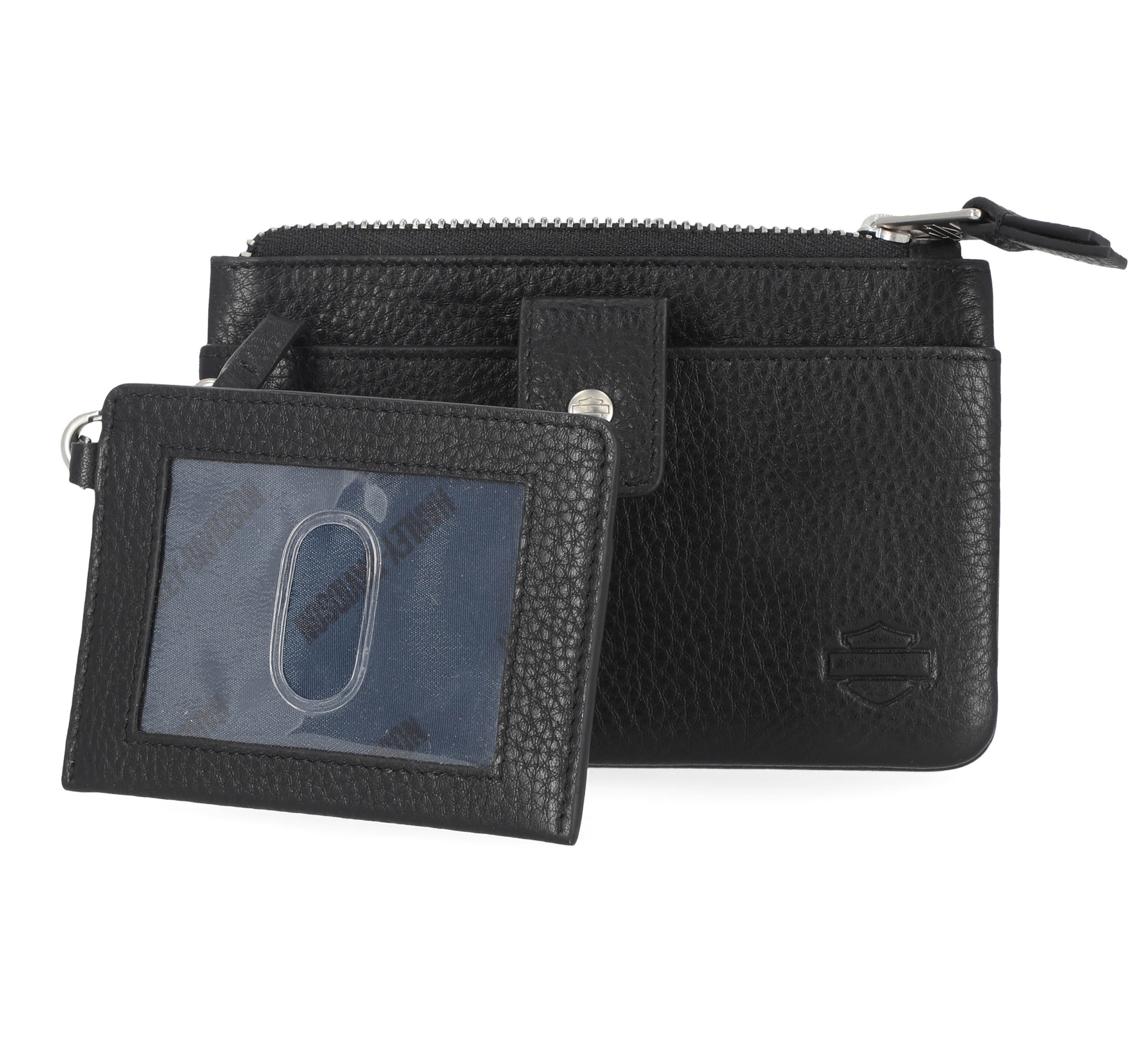 Women's Vintage Rivet Leather Coin Case Wallet