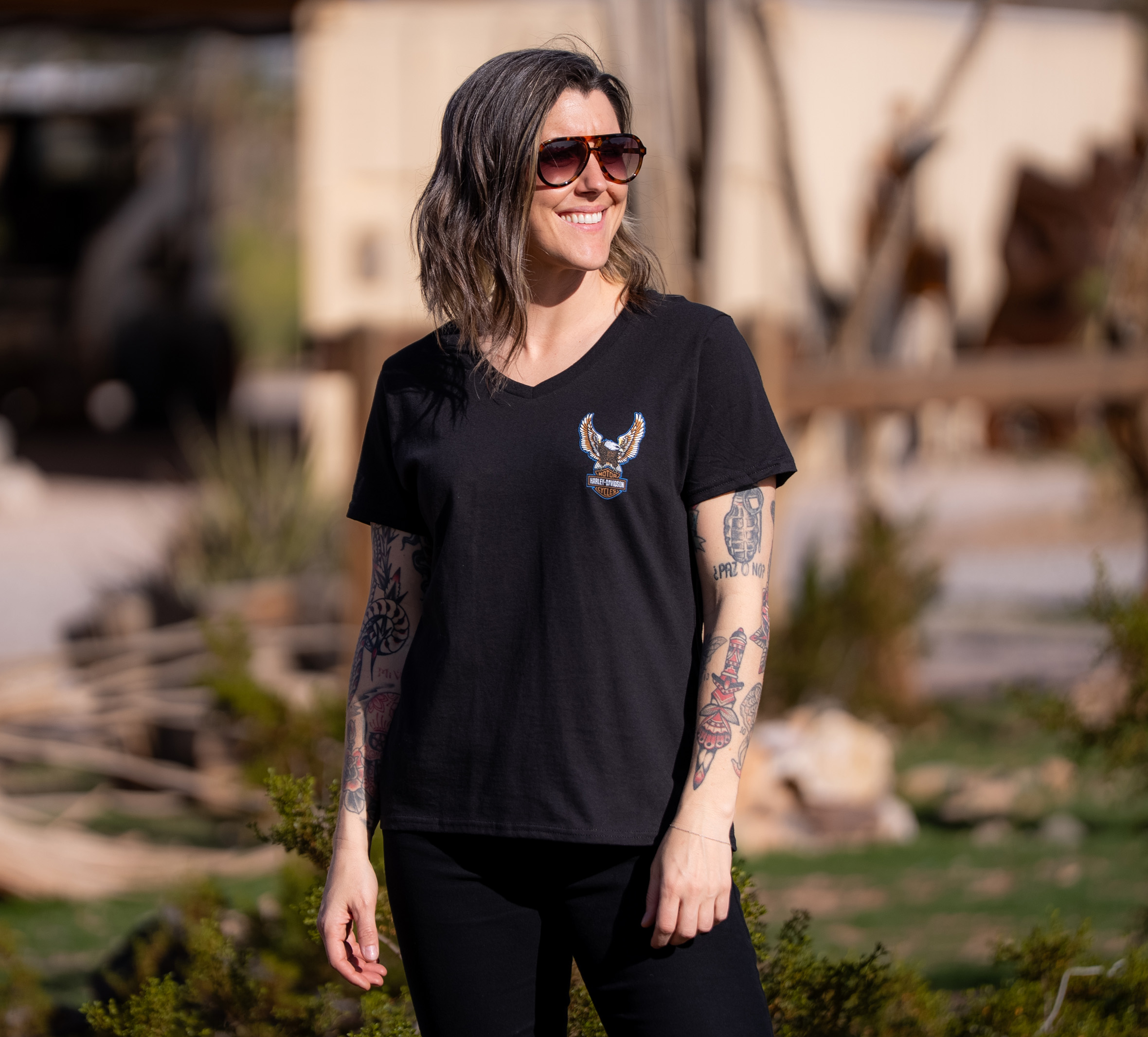 Women's Great American Freedom Machine Tee