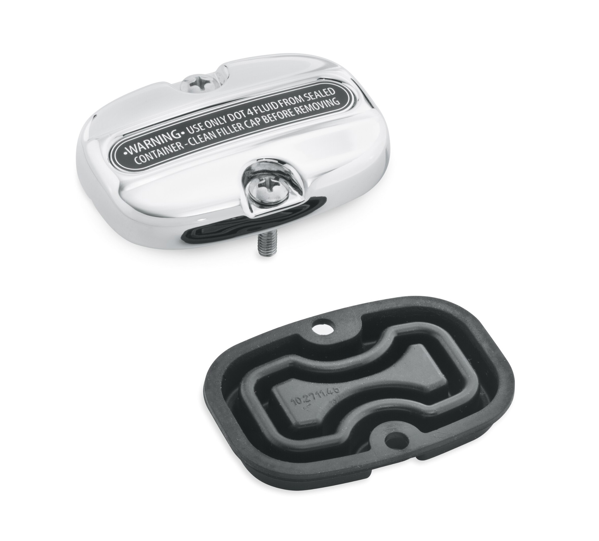 Chrome Rear Master Cylinder Cover